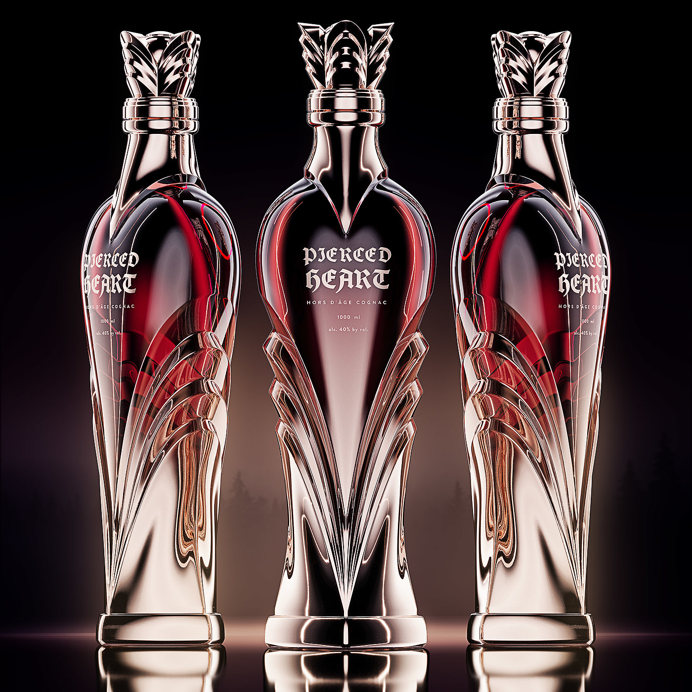 Wine bottle design，van Venkov，The wine bottle，high-end，product，