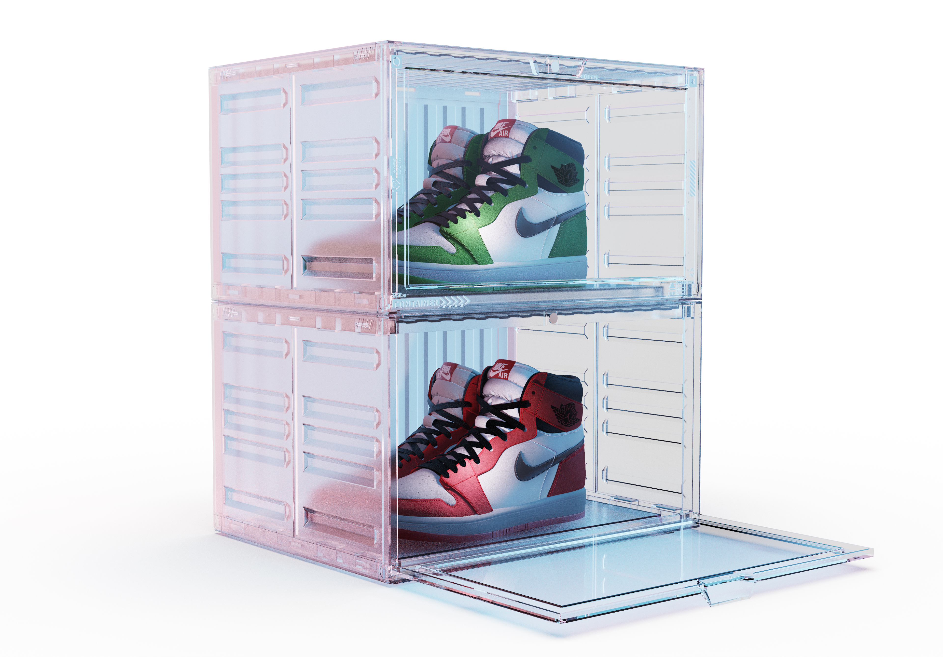 Receive，shoe box，