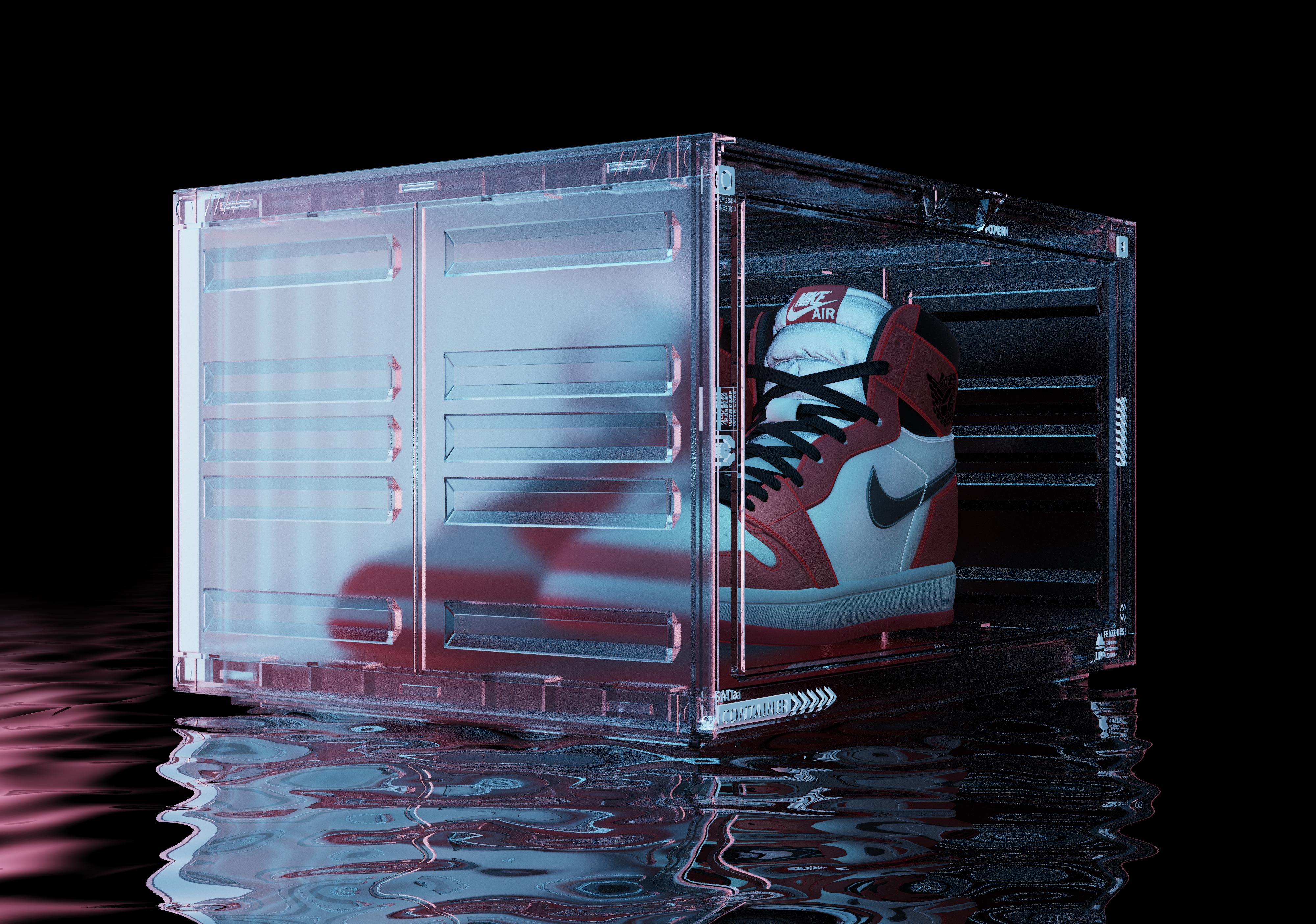 Receive，shoe box，