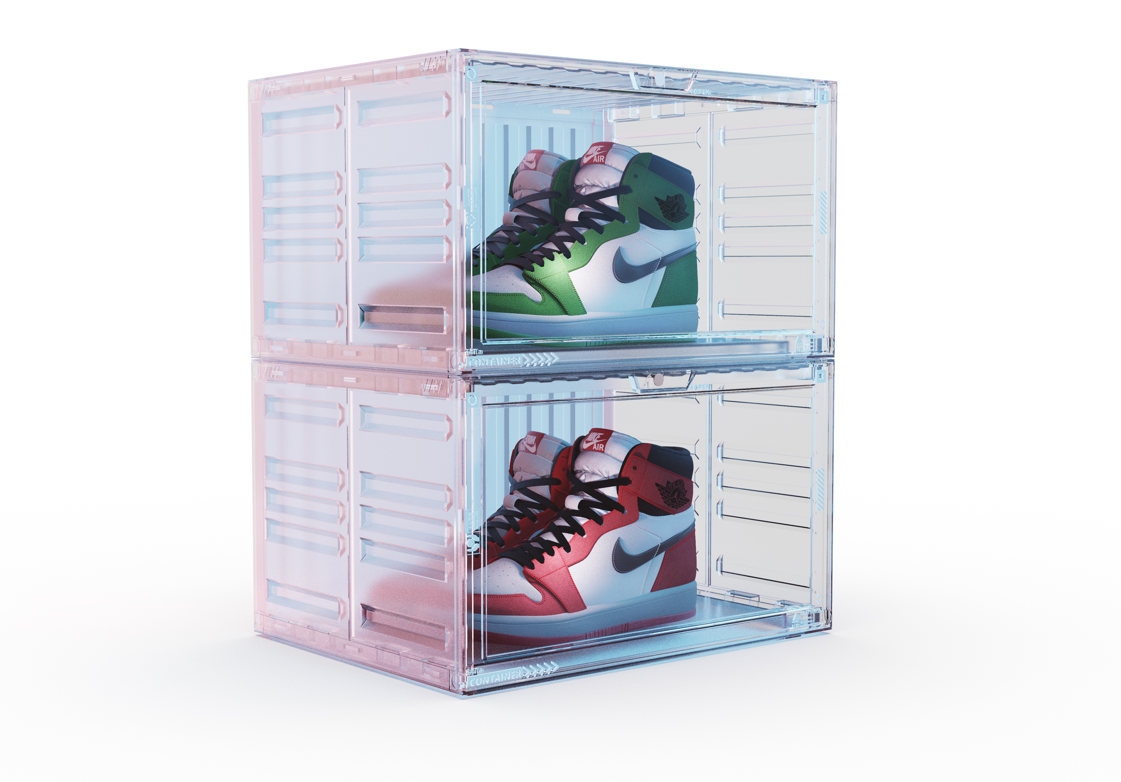 Receive，shoe box，