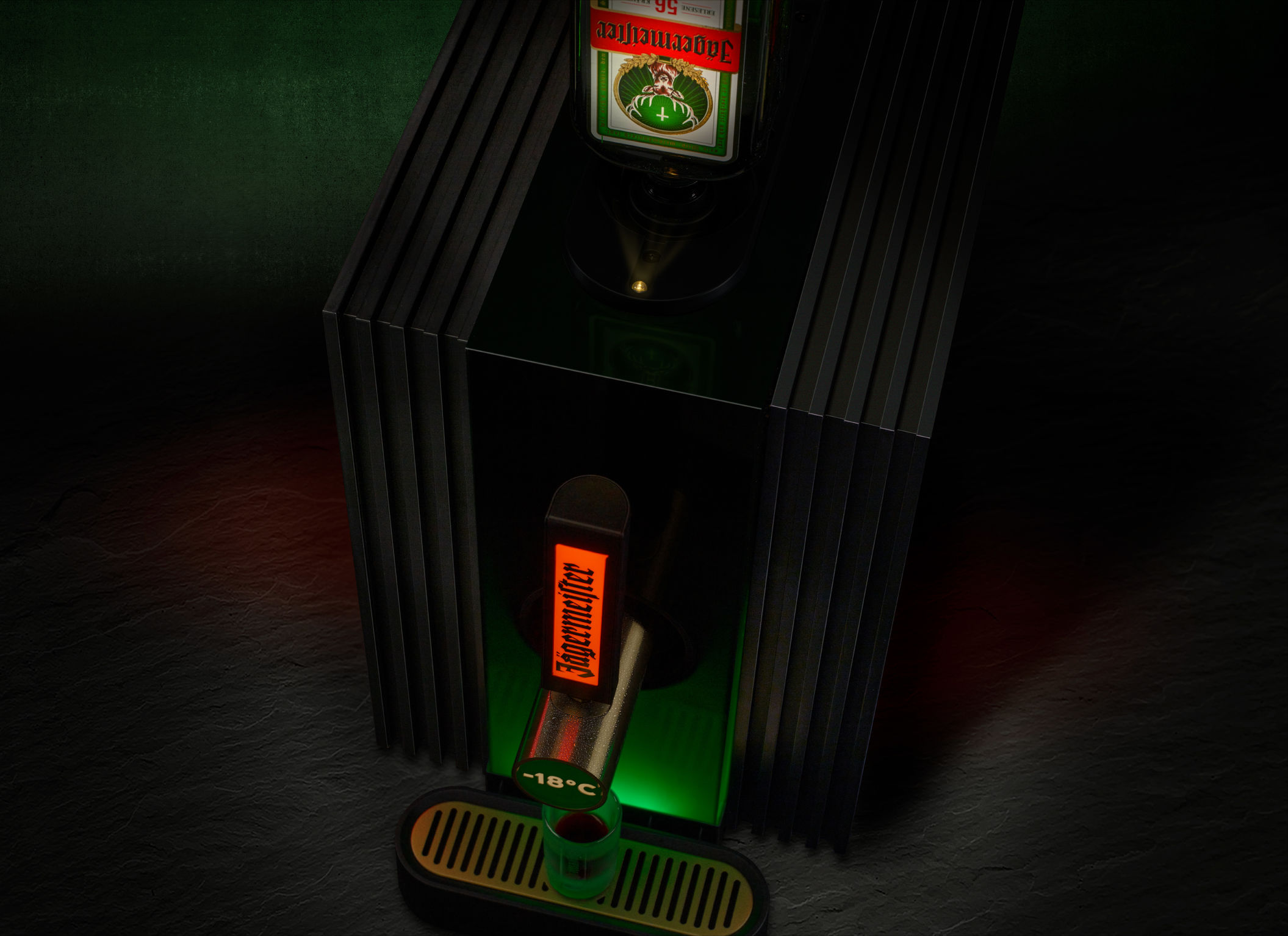 2021 red dot product design award，Beverage faucet machine，Jägermeister，