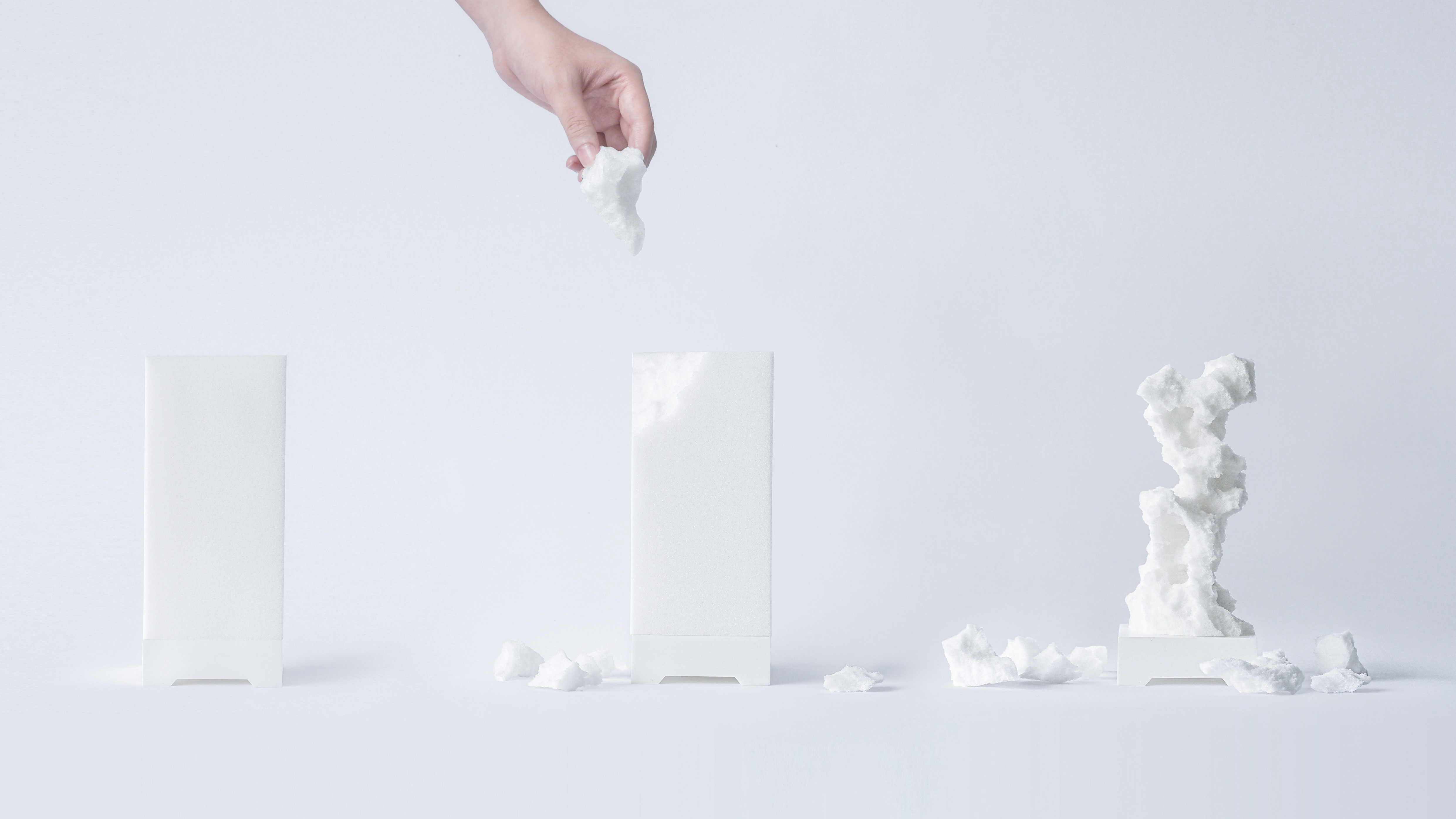 conceptual design，Sponge，Rockery stone，