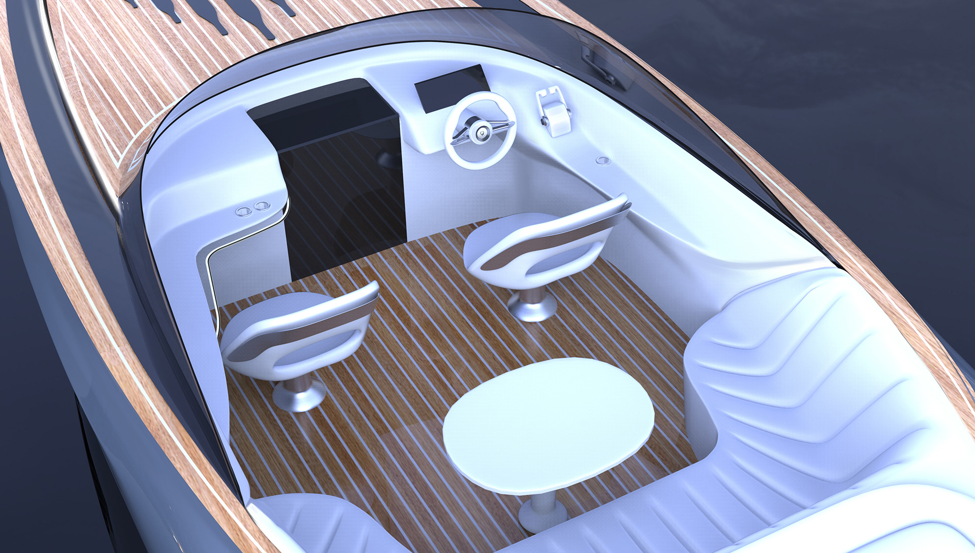 Yacht Design ，conceptual design，white，gules，Princess yacht concept，Ballerina，