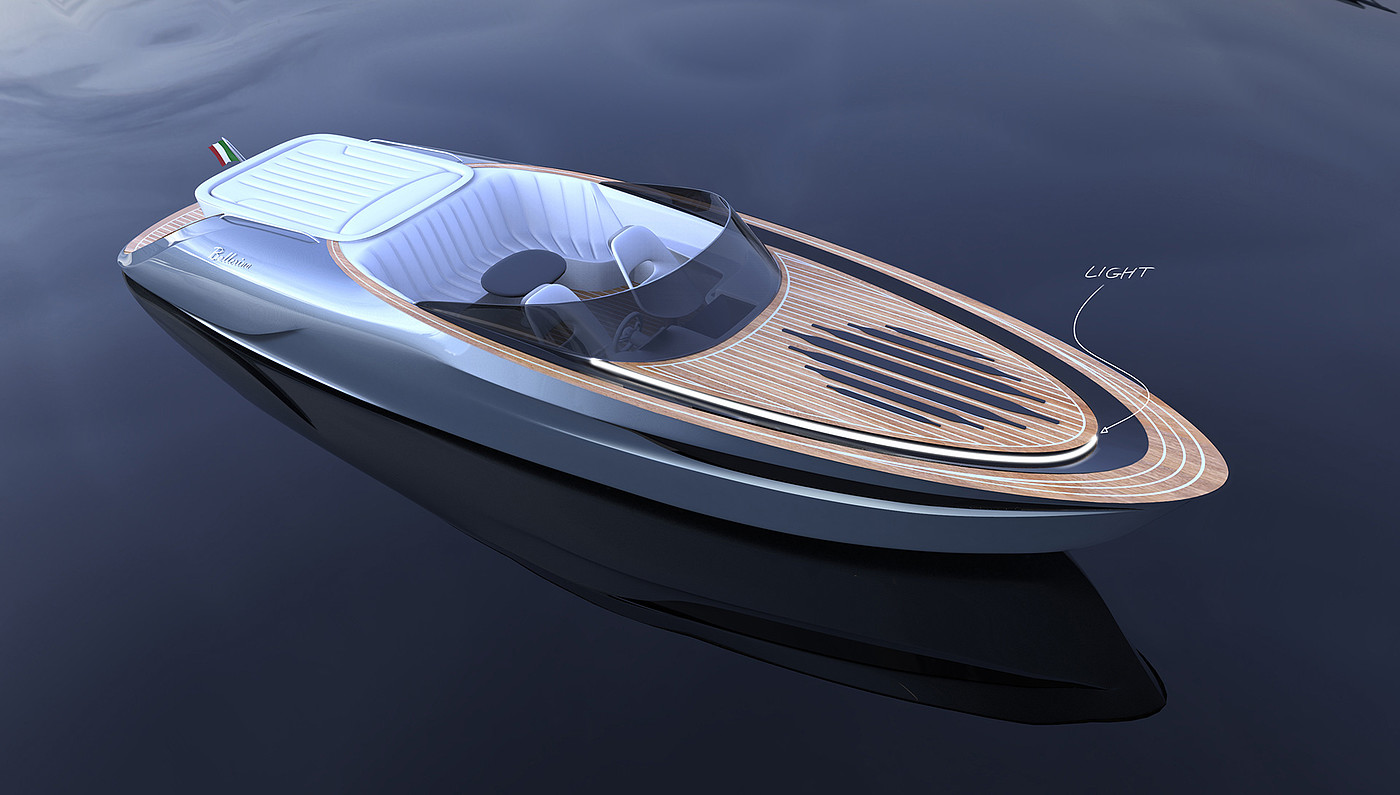 Yacht Design ，conceptual design，white，gules，Princess yacht concept，Ballerina，