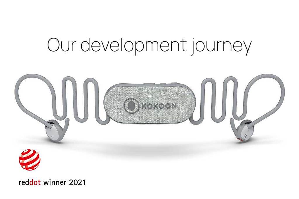 headset，sensor，Help sleep，Size，2021 red dot product design award，