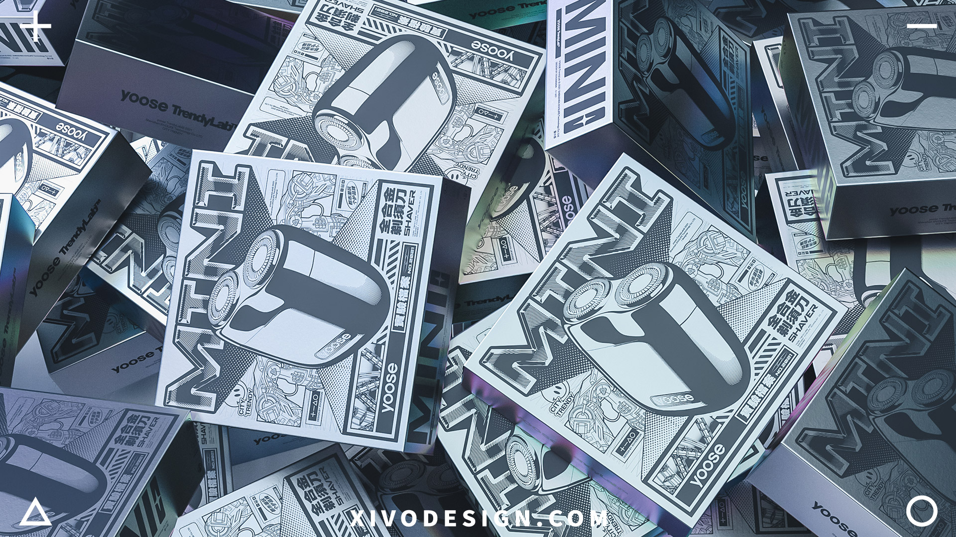 2021 red dot product design award，YOOSE MINI，razor，kirsite，