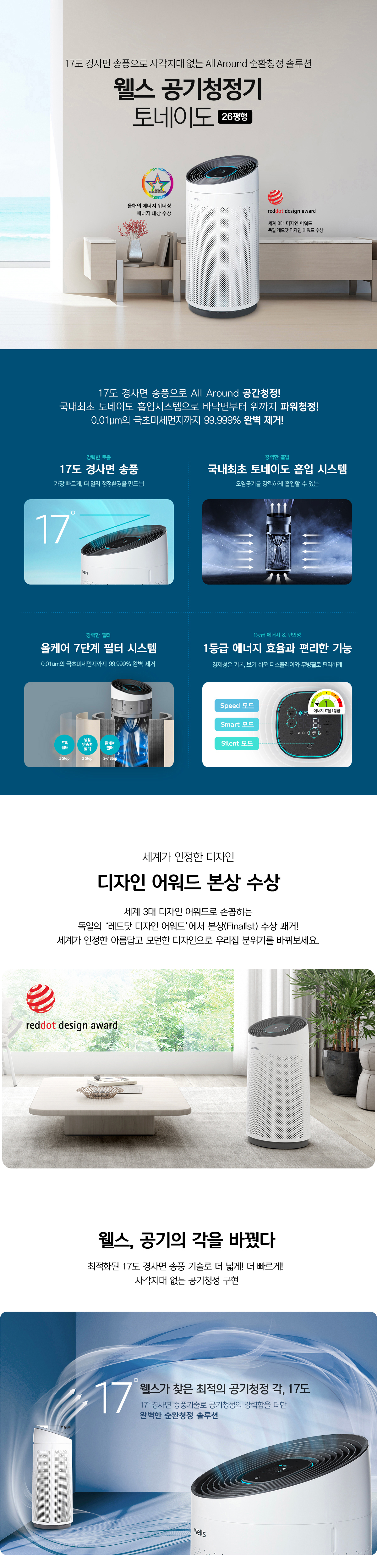 air cleaner，white，kyowonwells，2021 red dot product design award，