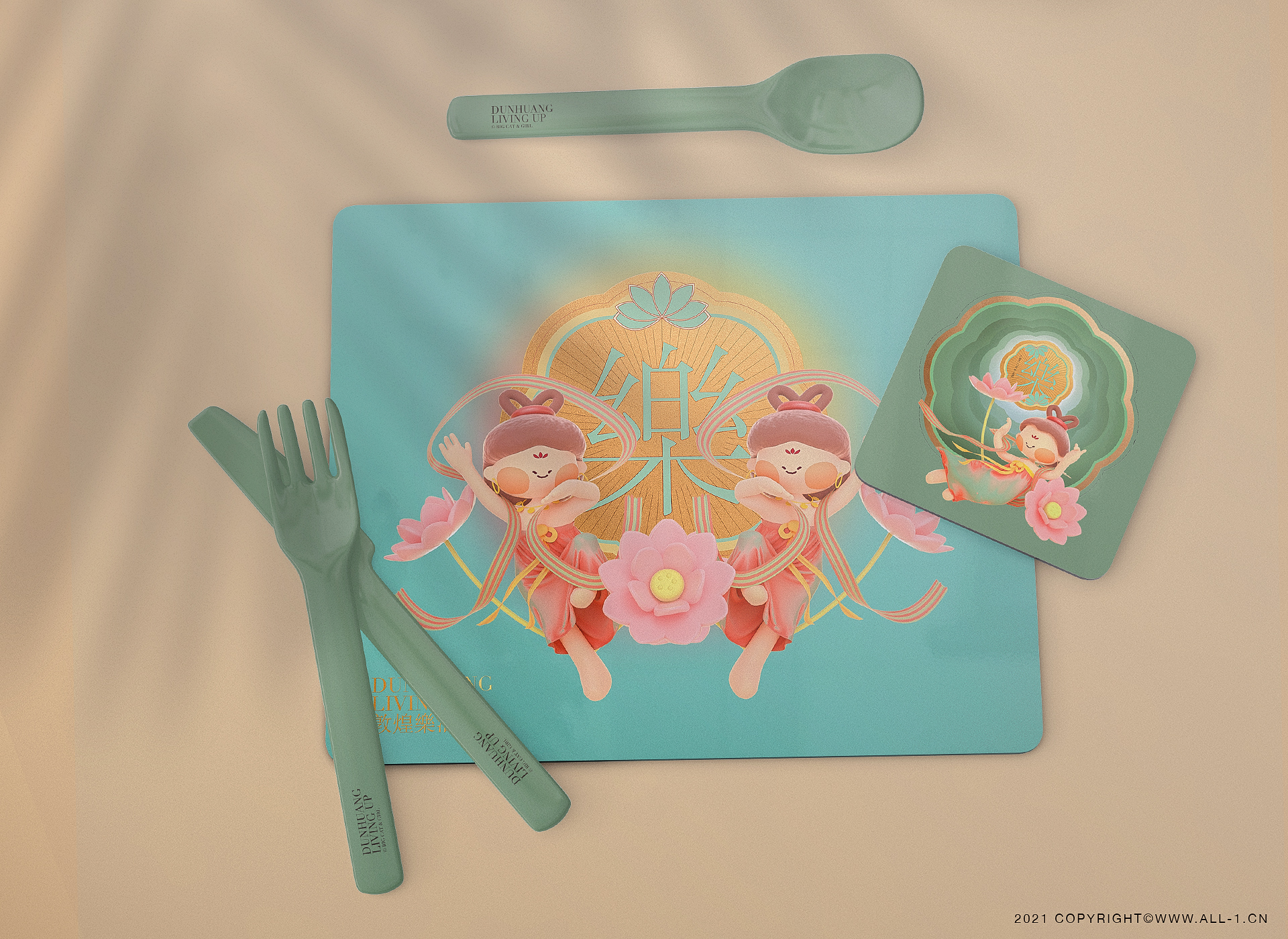 Cartoon design，c4d，Cultural and creative products，