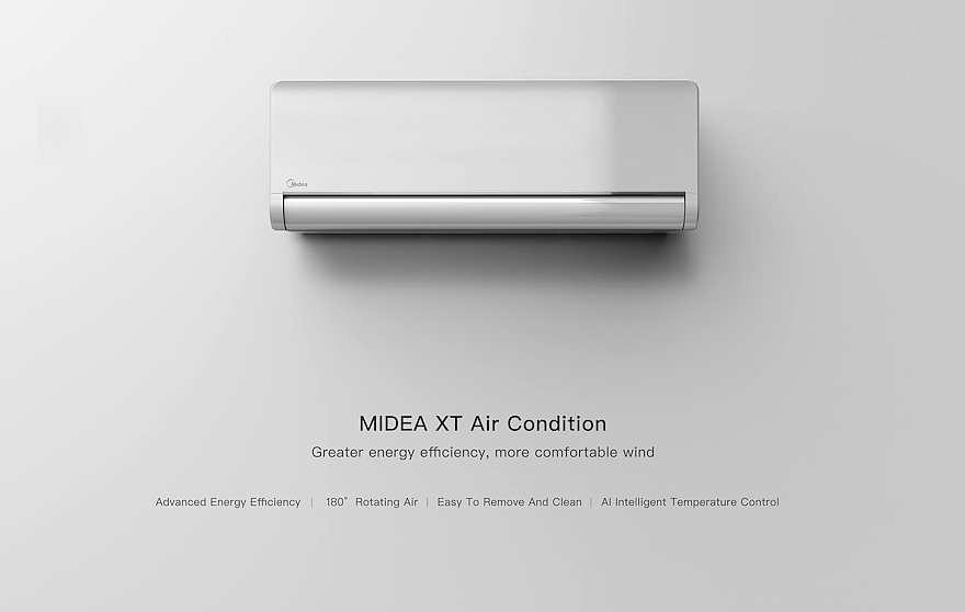 air conditioner，Midea，2021 red dot product design award，