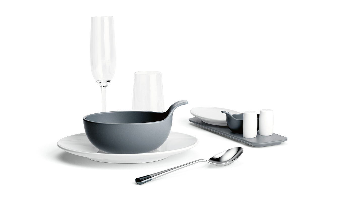 2021 red dot product design award，Buckets，Aircraft tableware，