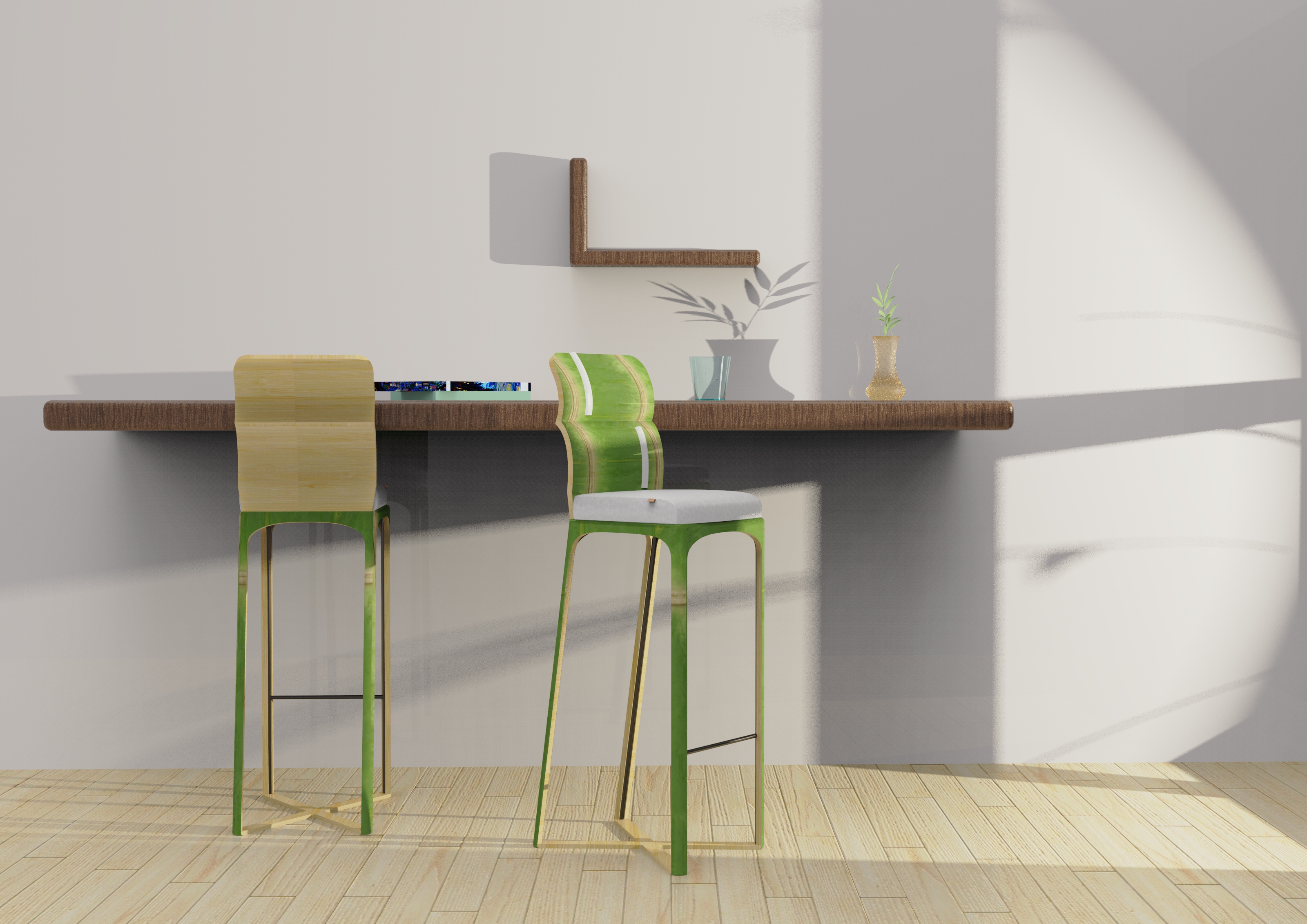 furniture，bamboo，Stool ，