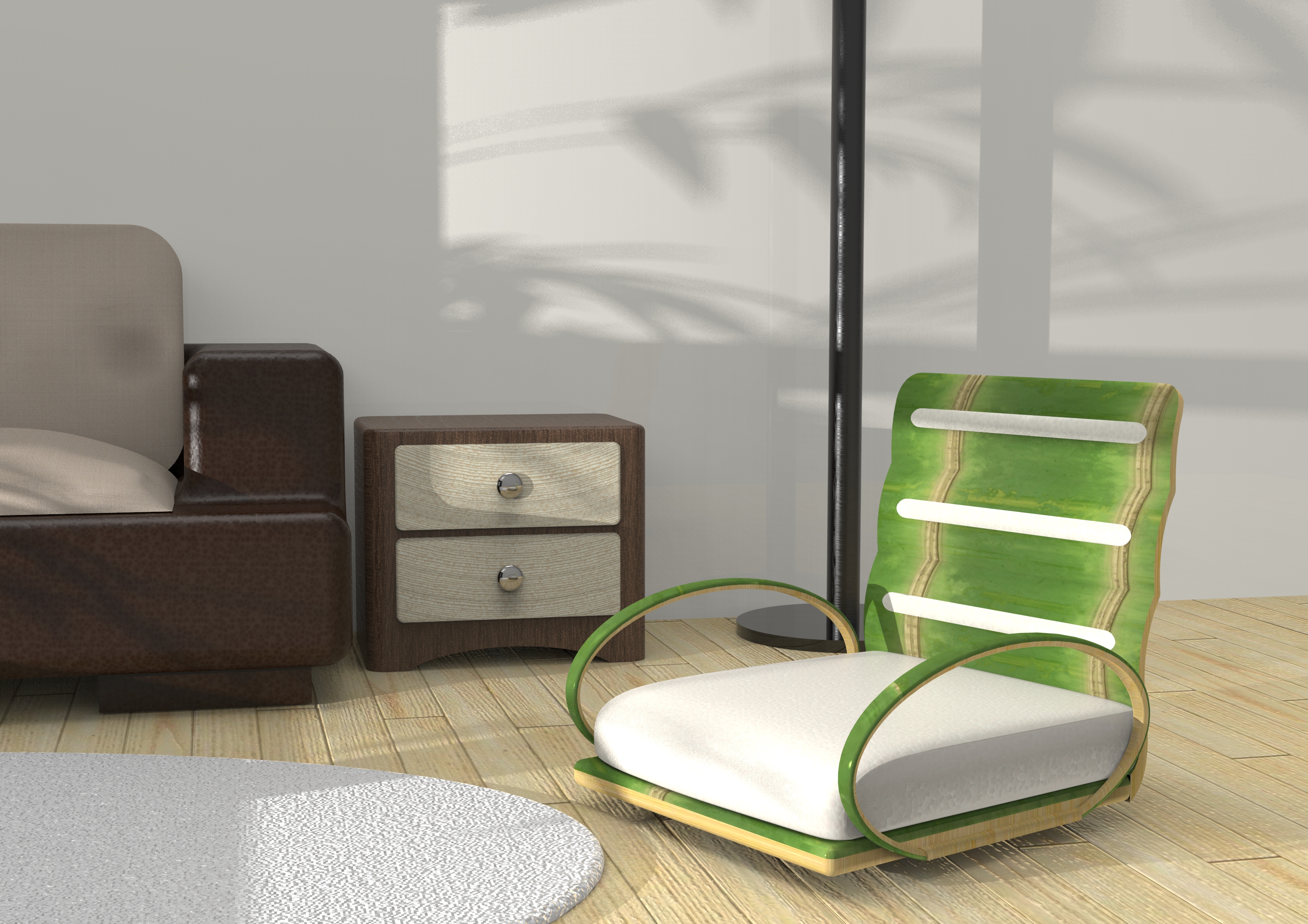 furniture，bamboo，Stool ，