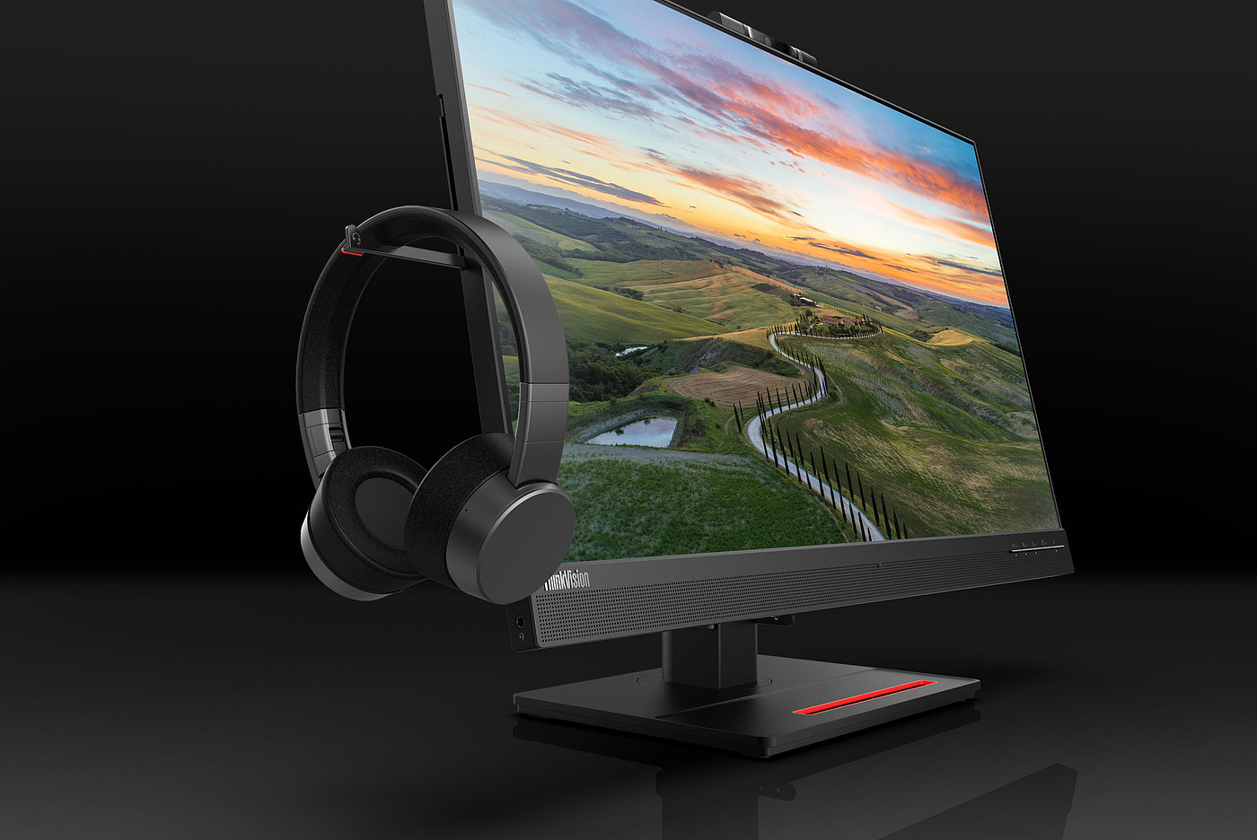 【2021 红点奖】ThinkVision T27hv-20 / 显示器 - 普象网