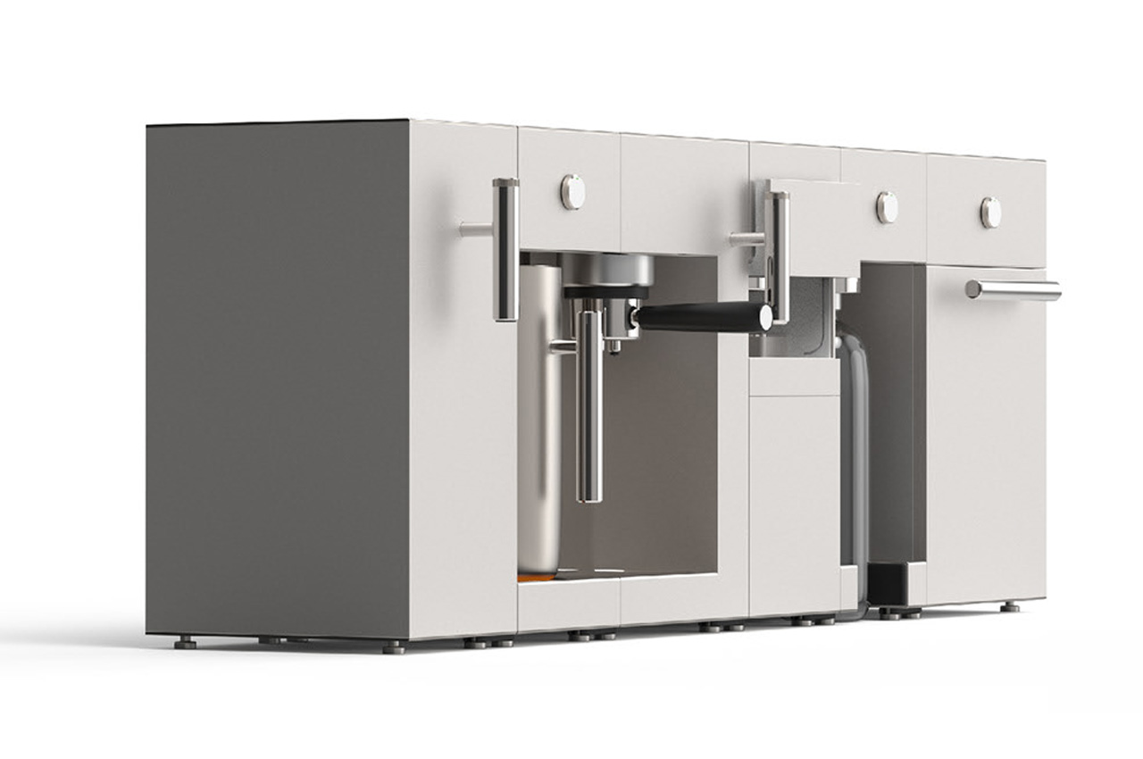 Coffee machine，modularization，Combined equipment，