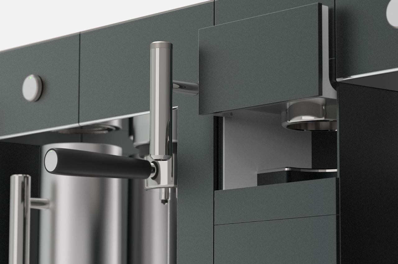 Coffee machine，modularization，Combined equipment，