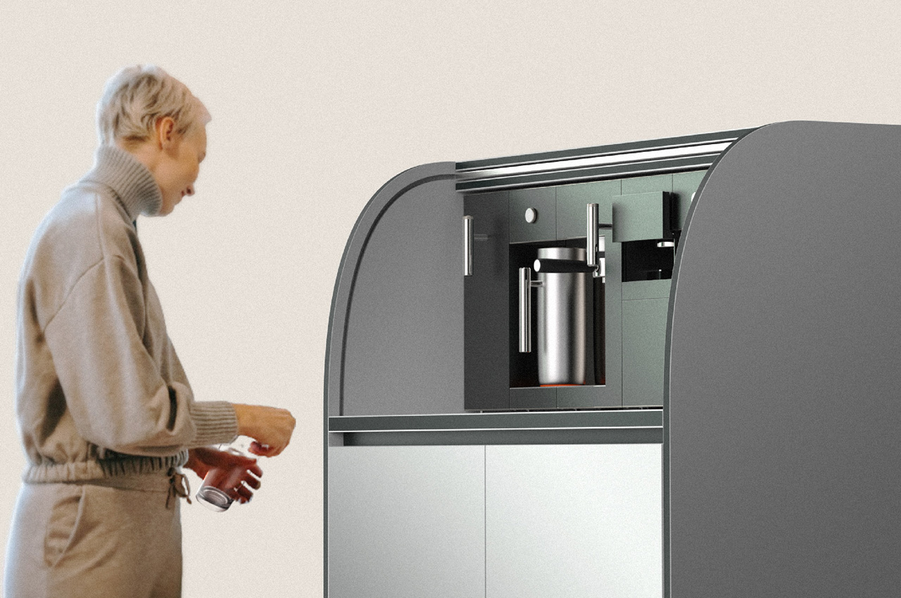 Coffee machine，modularization，Combined equipment，