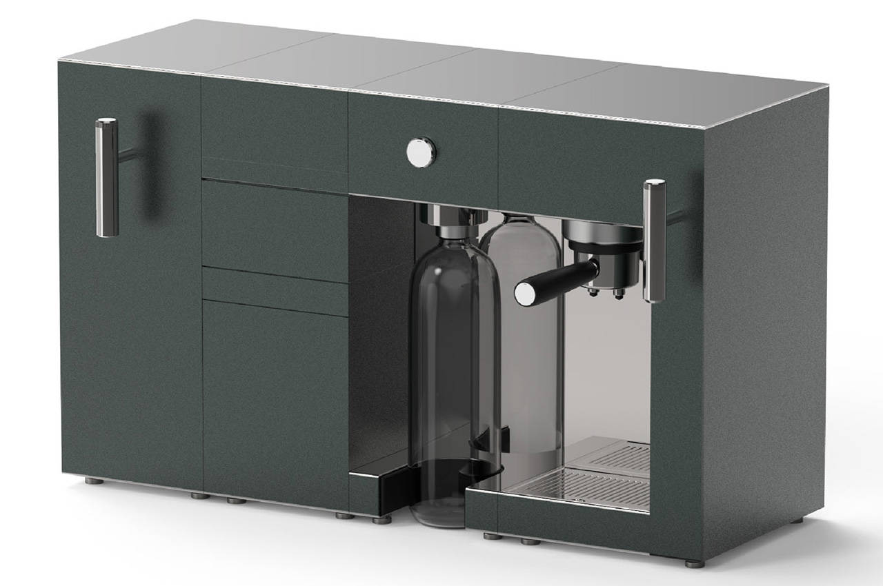 Coffee machine，modularization，Combined equipment，
