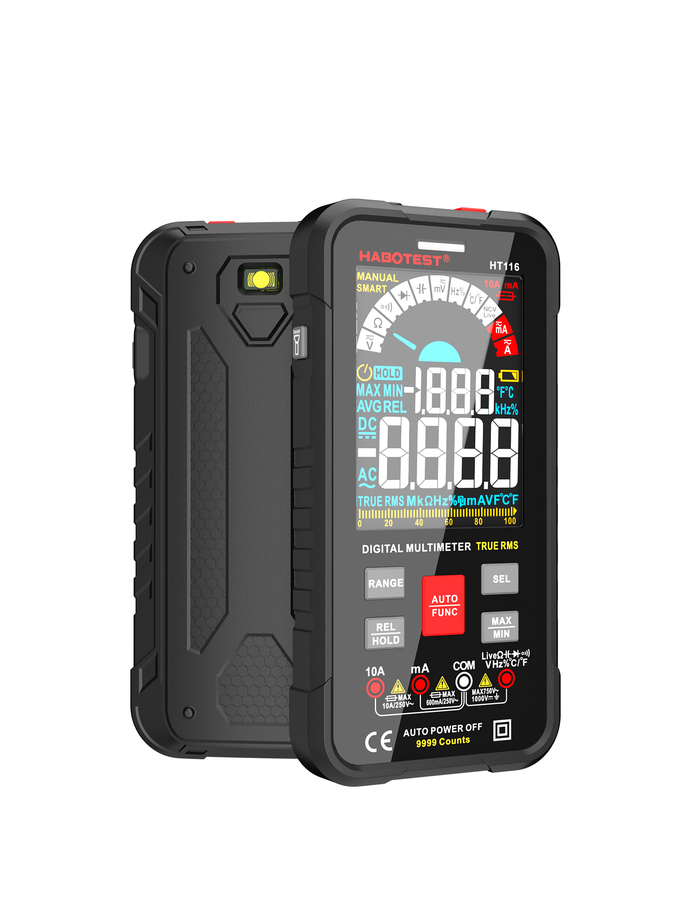 Large screen ultra-thin intelligent multimeter，