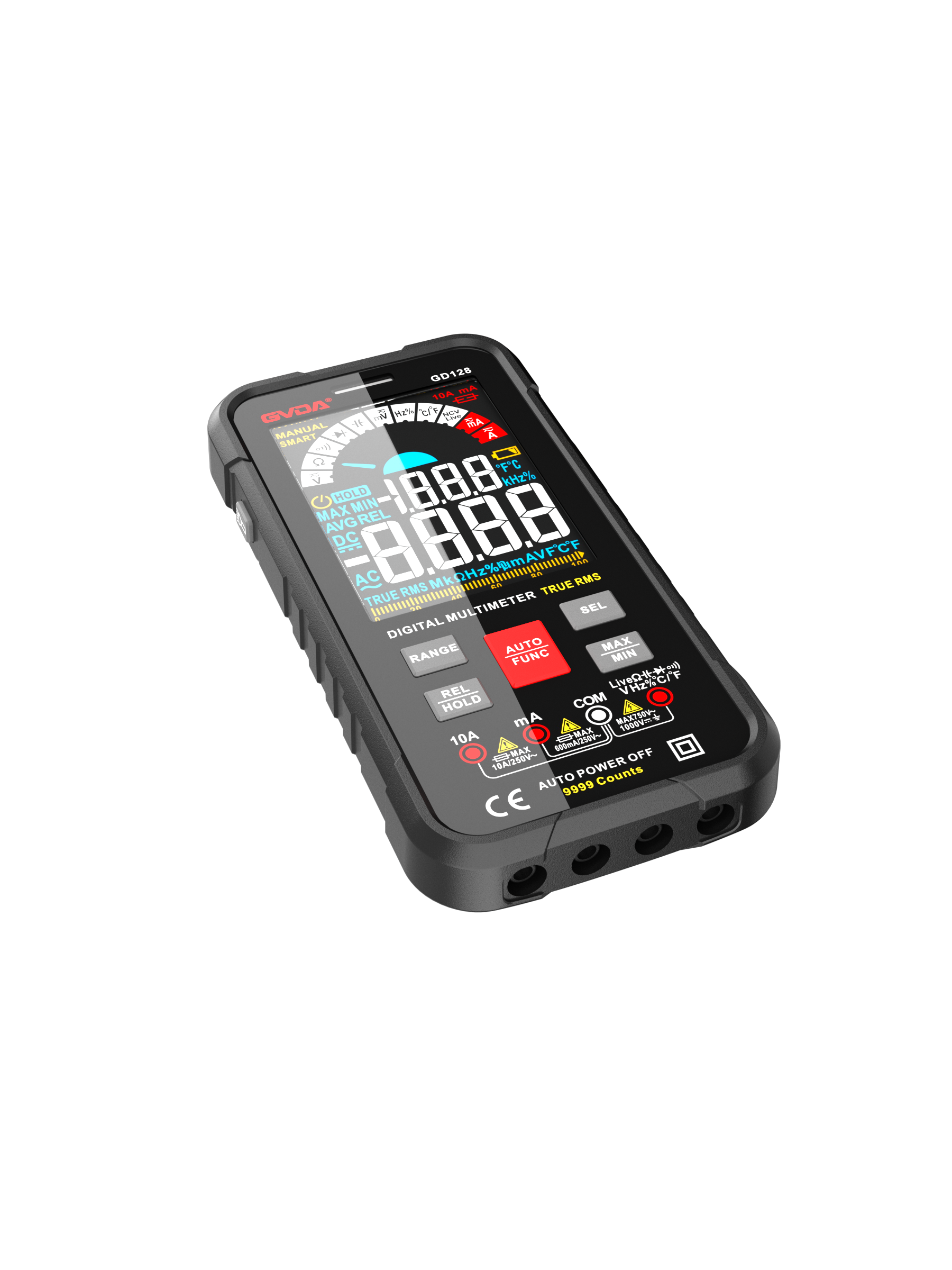 Large screen ultra-thin intelligent multimeter，