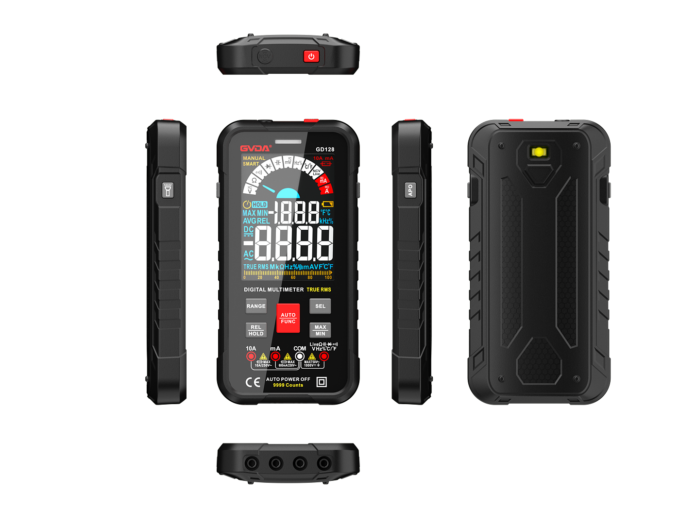 Large screen ultra-thin intelligent multimeter，