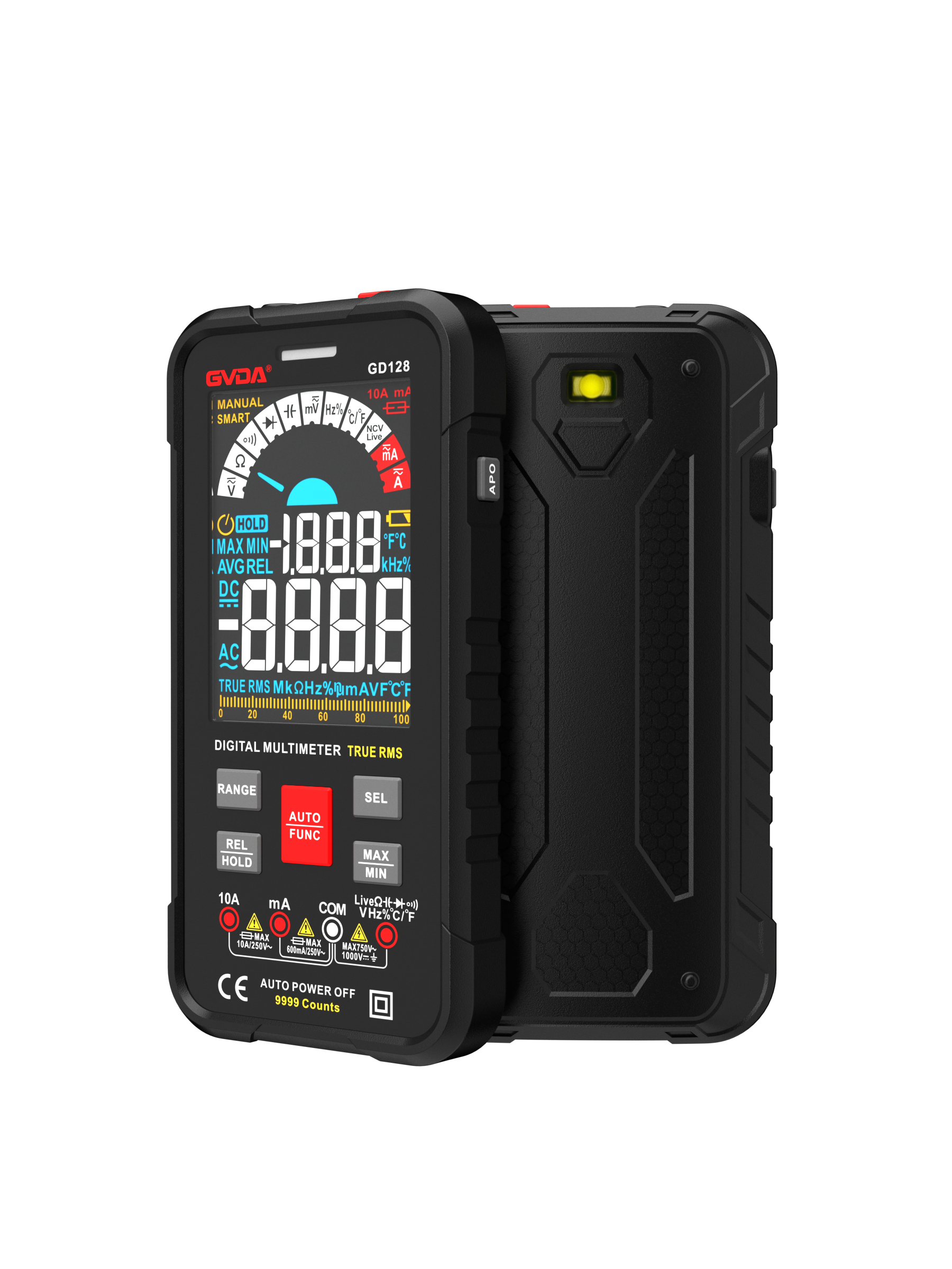 Large screen ultra-thin intelligent multimeter，