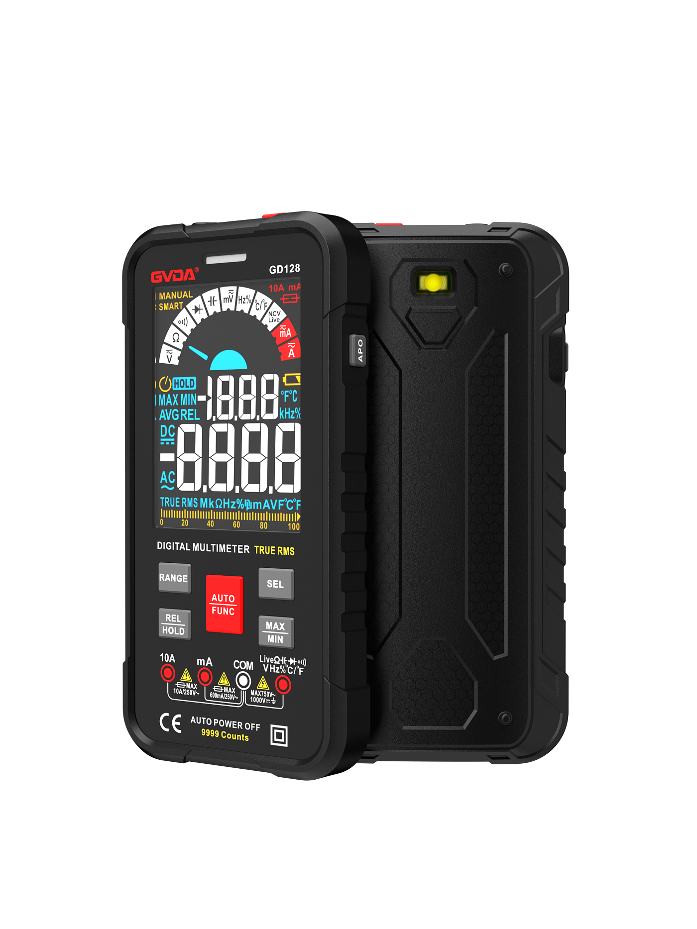 Large screen ultra-thin intelligent multimeter，