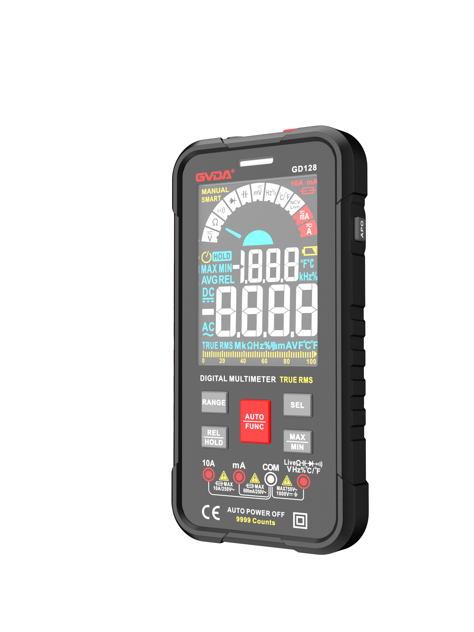 Large screen ultra-thin intelligent multimeter，