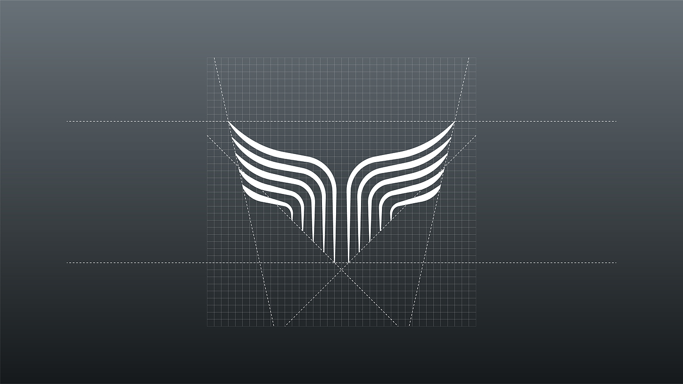 Automobile brand, whale element logo，