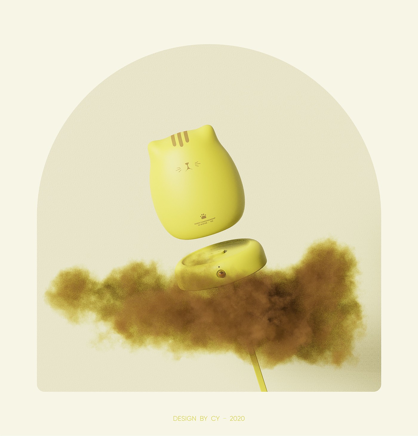 bionics，hot-water bag，cat，