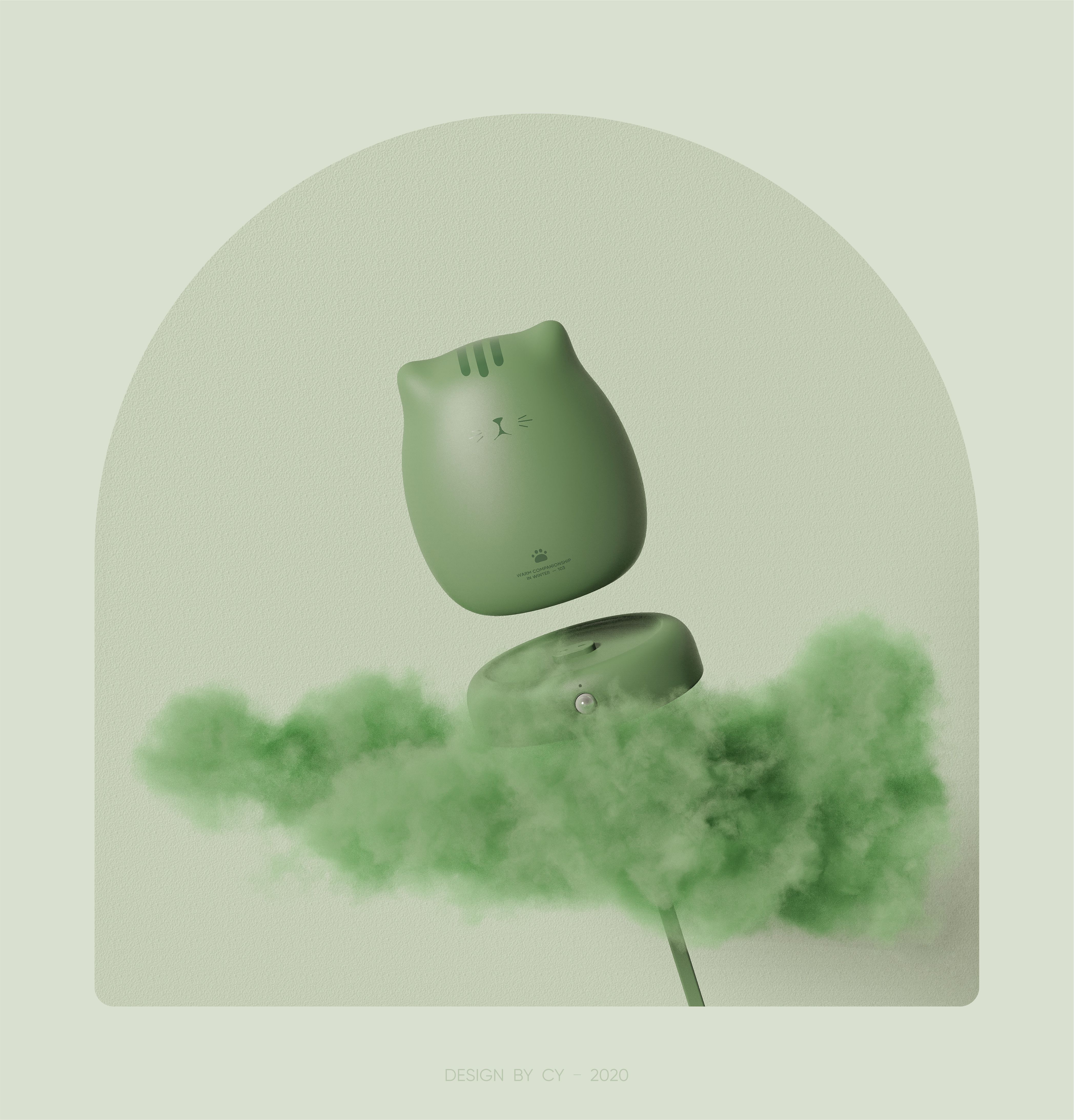 bionics，hot-water bag，cat，