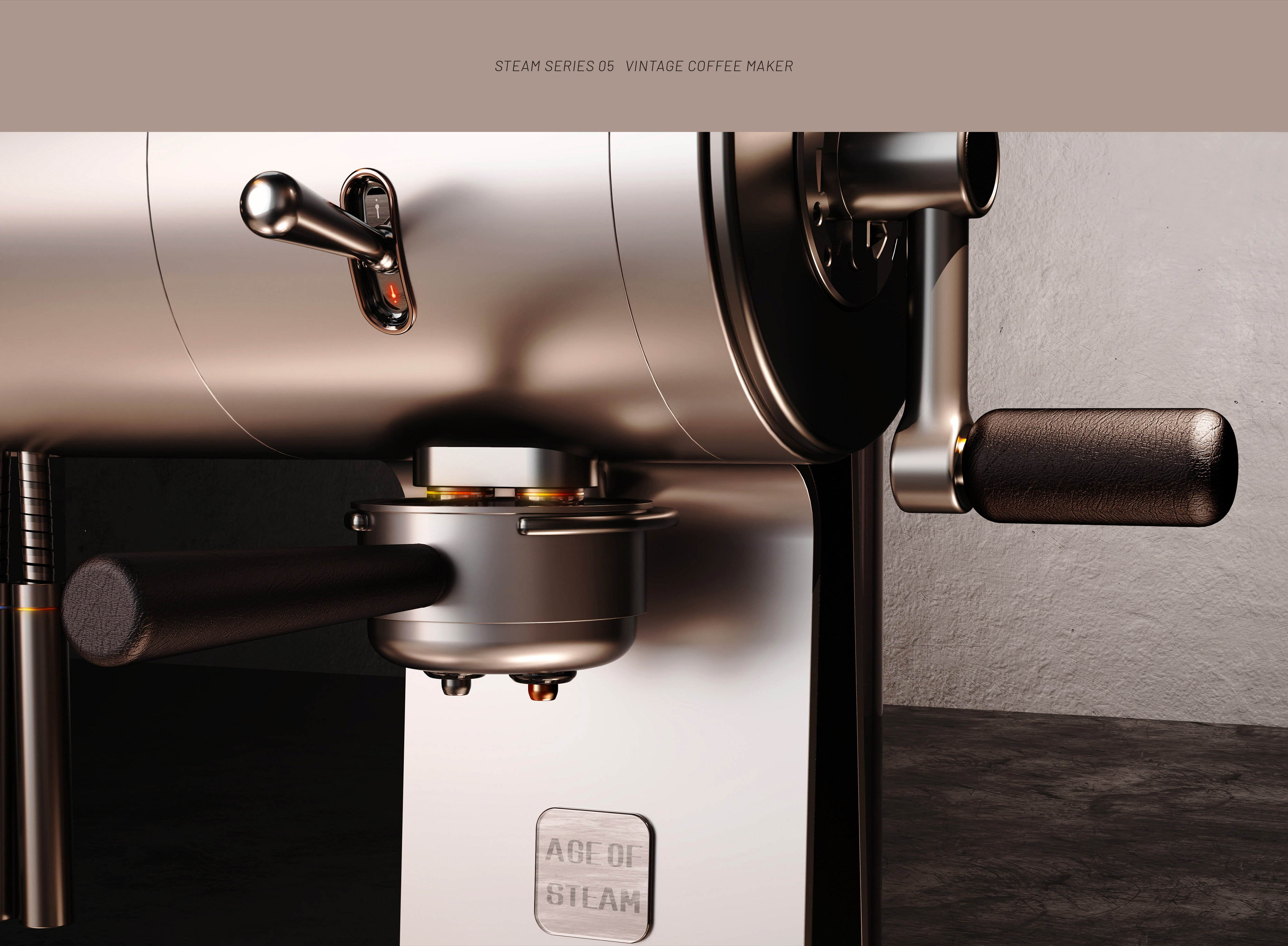 grind，Coffee machine，Metal master，The imprint of things Innovative design，