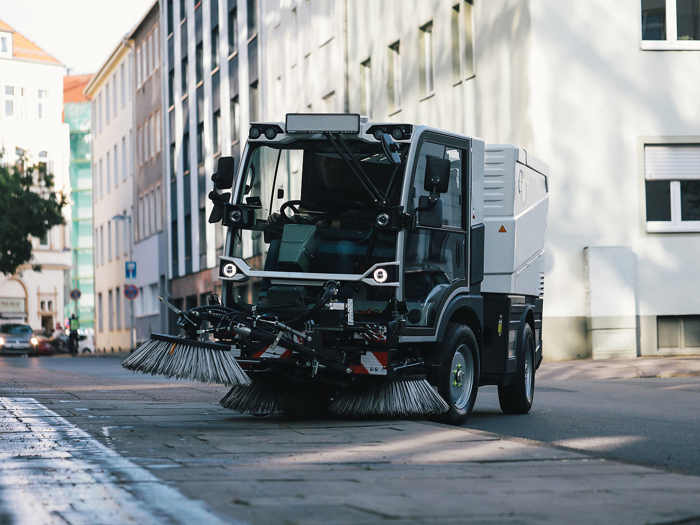 Bucher CityCat V20e，Sweeper，vehicle，2021 red dot product design award，