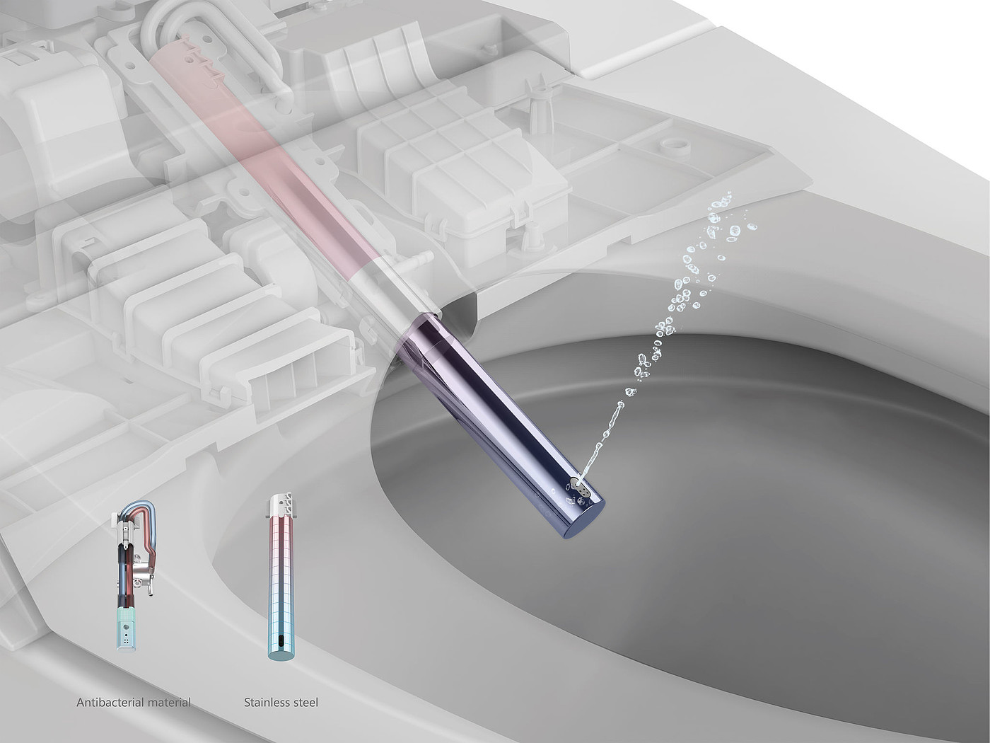 Q3i，Intelligent toilet，Sanitary ware，2021 red dot product design award，