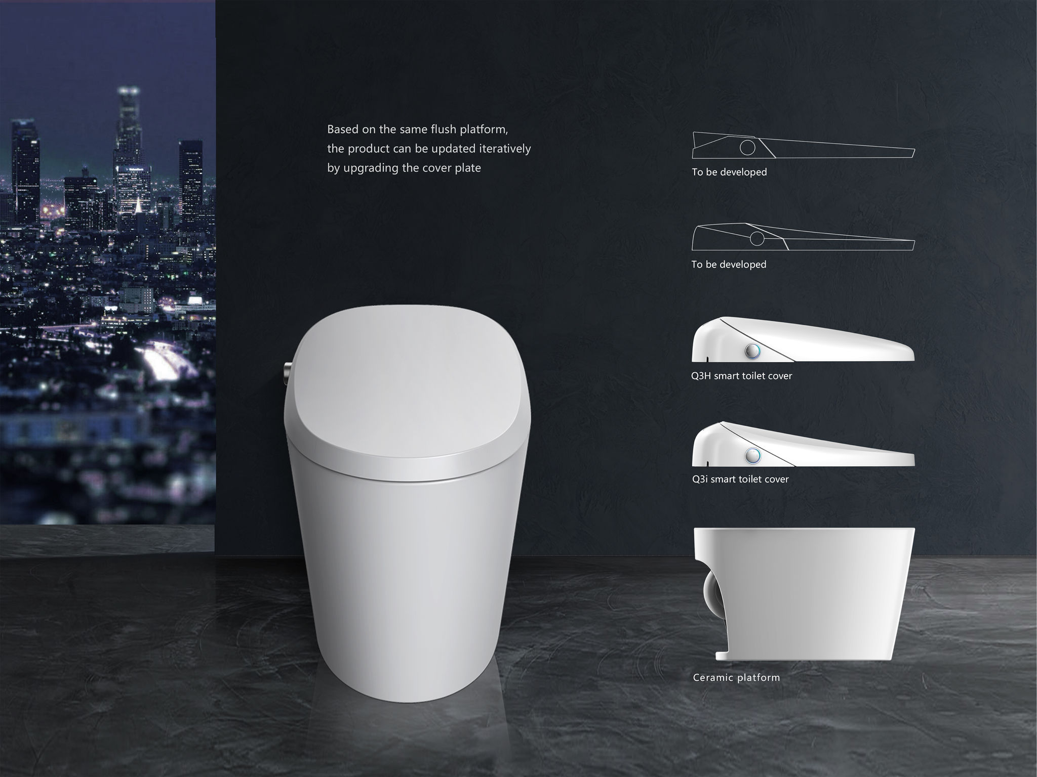 Q3i，Intelligent toilet，Sanitary ware，2021 red dot product design award，