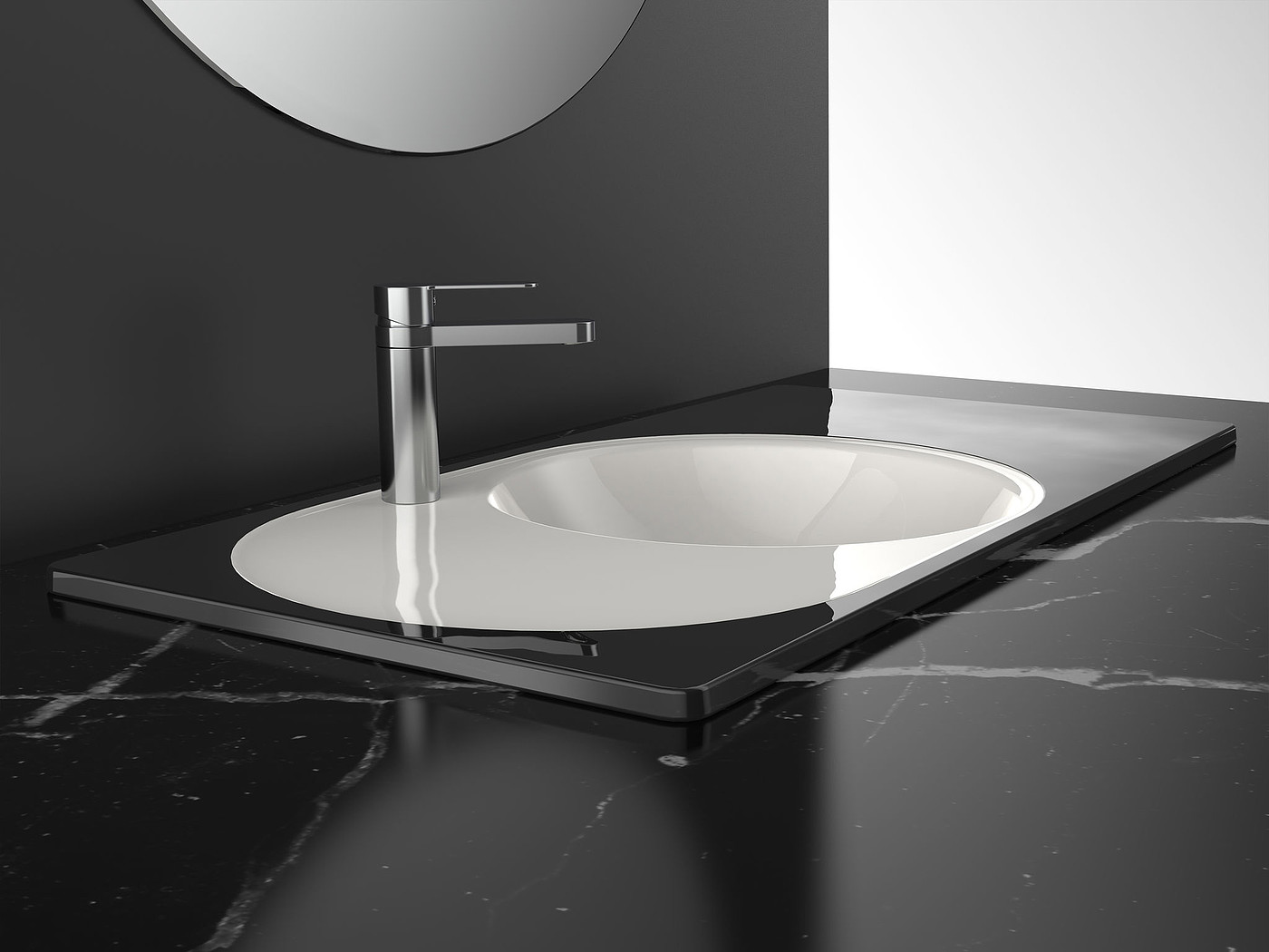 YIN YANG，Bathroom basin，Sanitary ware，2021 red dot product design award，