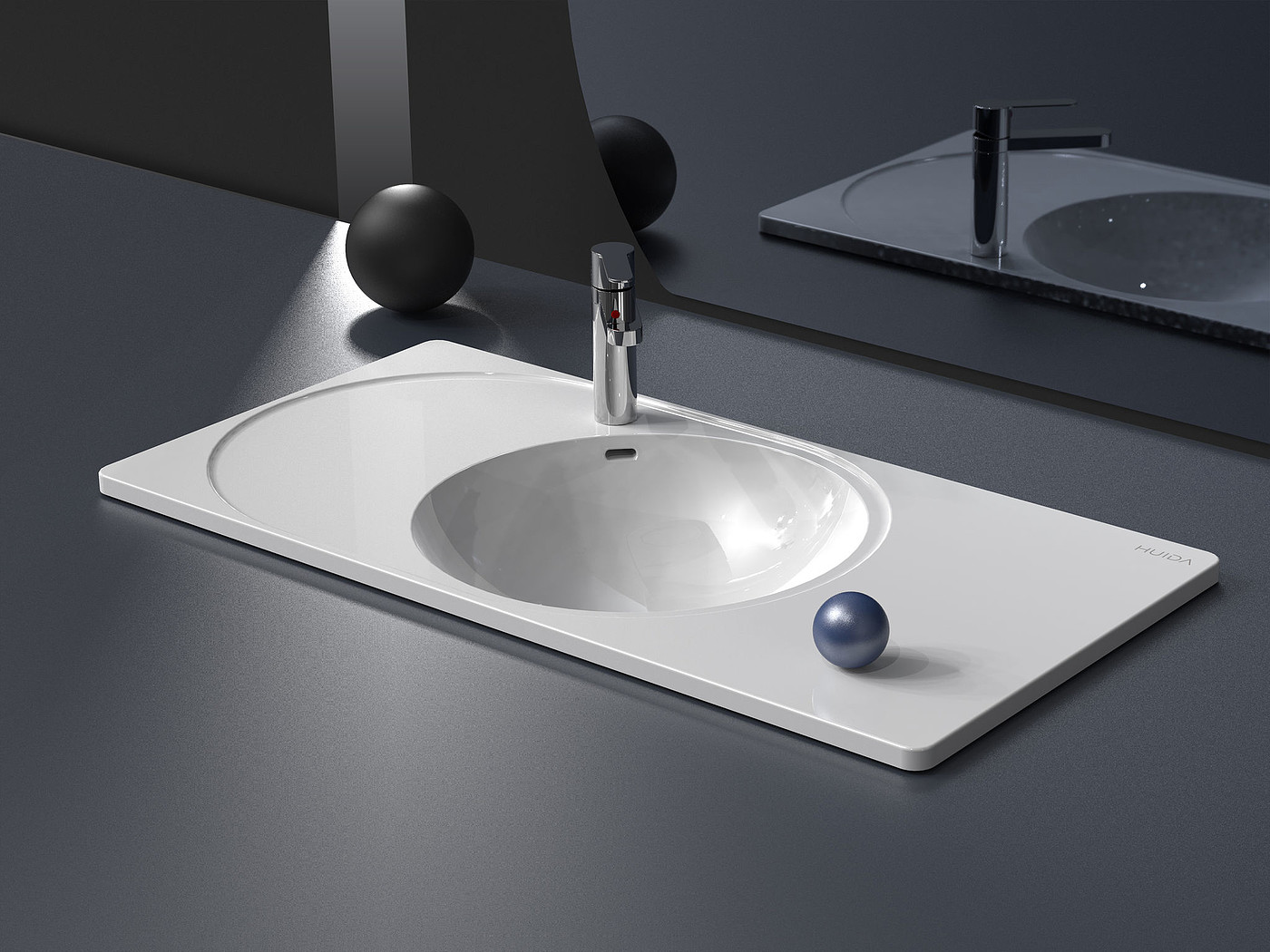 YIN YANG，Bathroom basin，Sanitary ware，2021 red dot product design award，