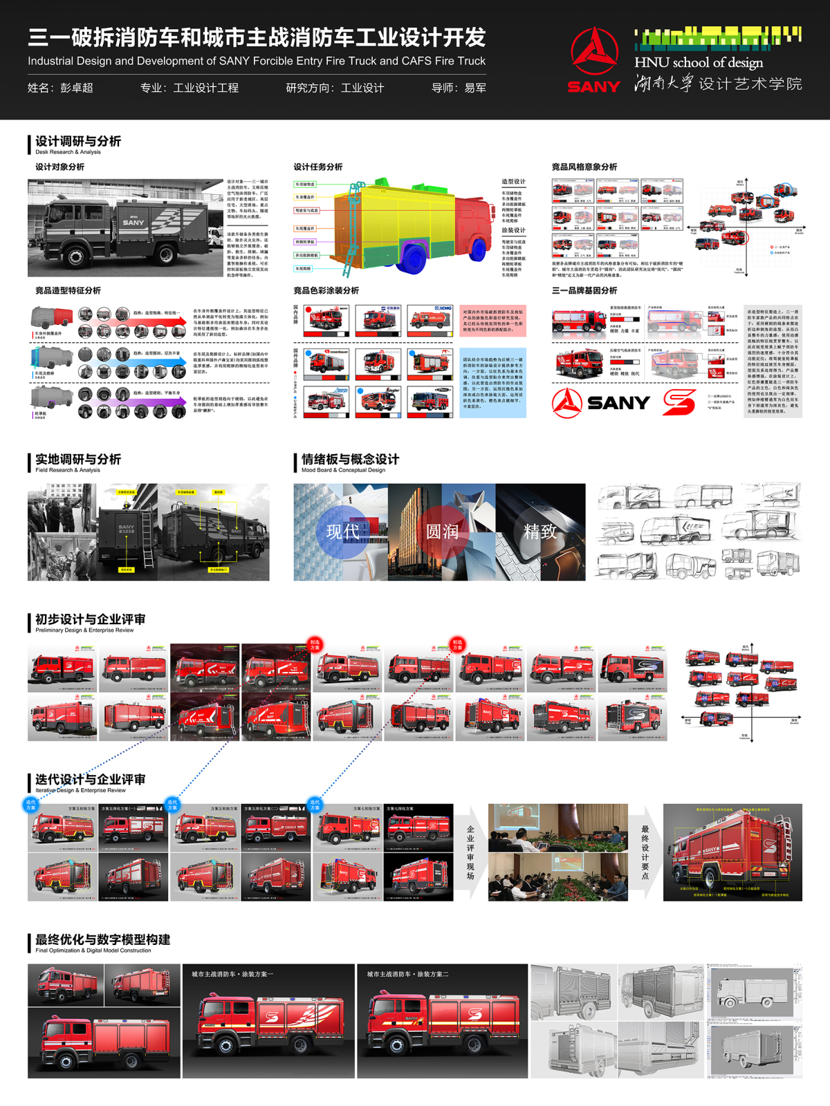Graduate works of 2021，Graduation exhibition，School of Design, Hunan University ，fire engine，