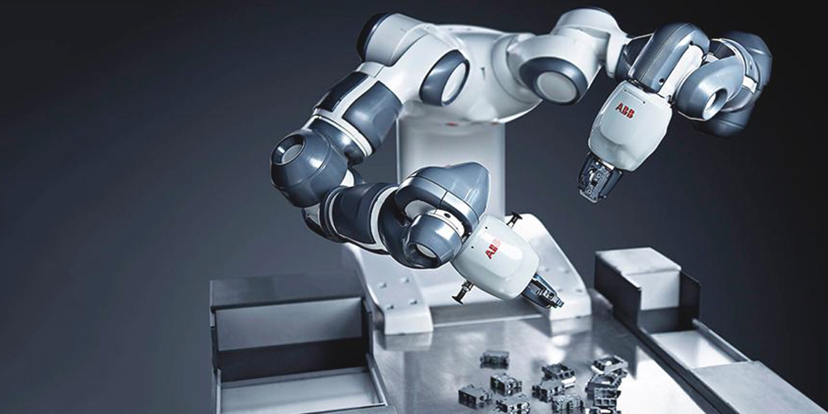 robot，ABB，Mechanical arm，Merkel ，Modi，Germany，