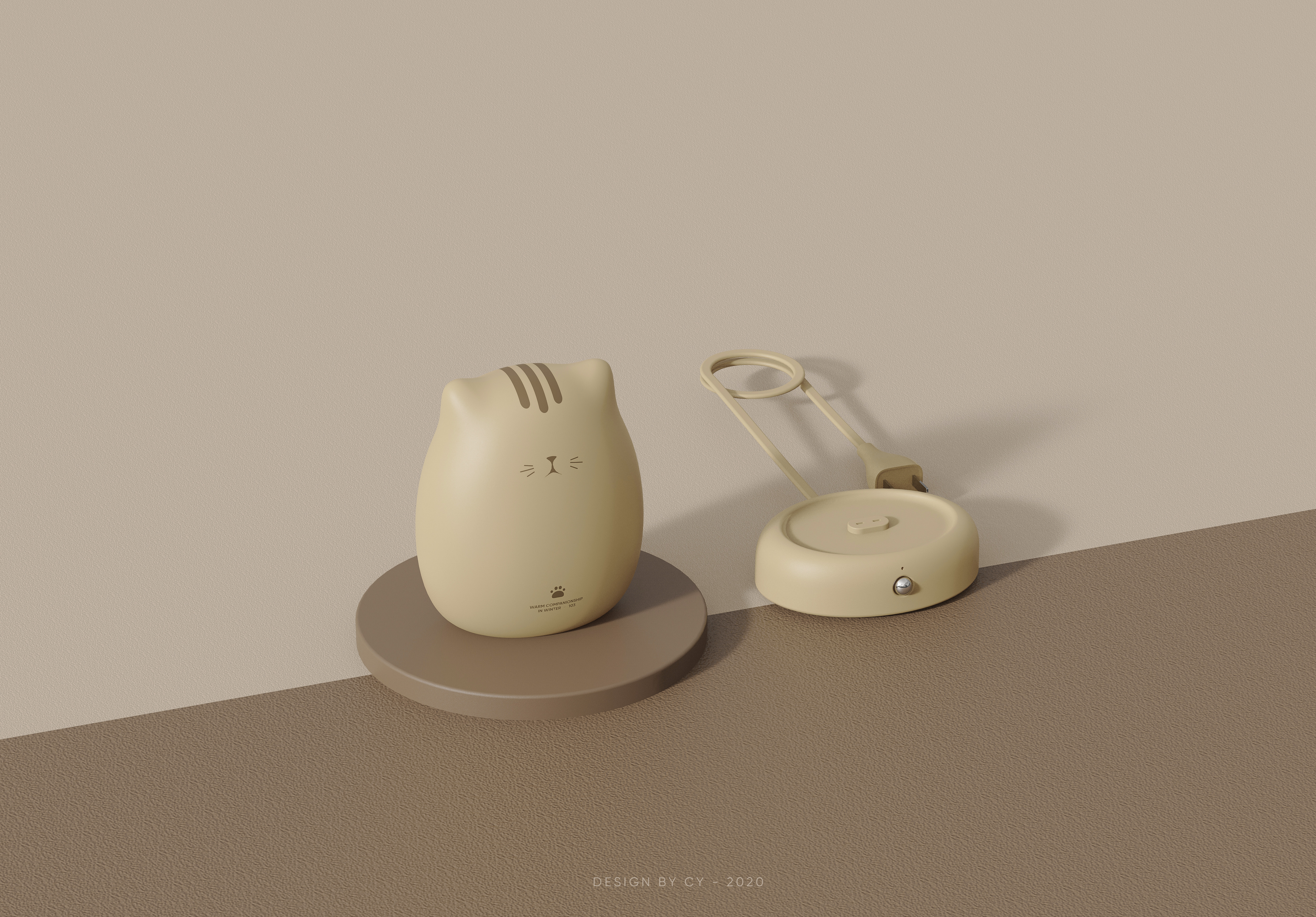 bionics，hot-water bag，cat，