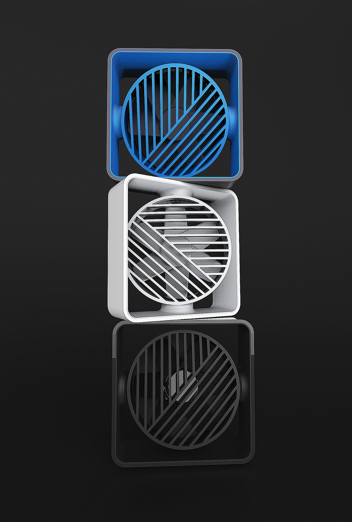 USB Fan，Electric fan，Desktop，black，small-scale，