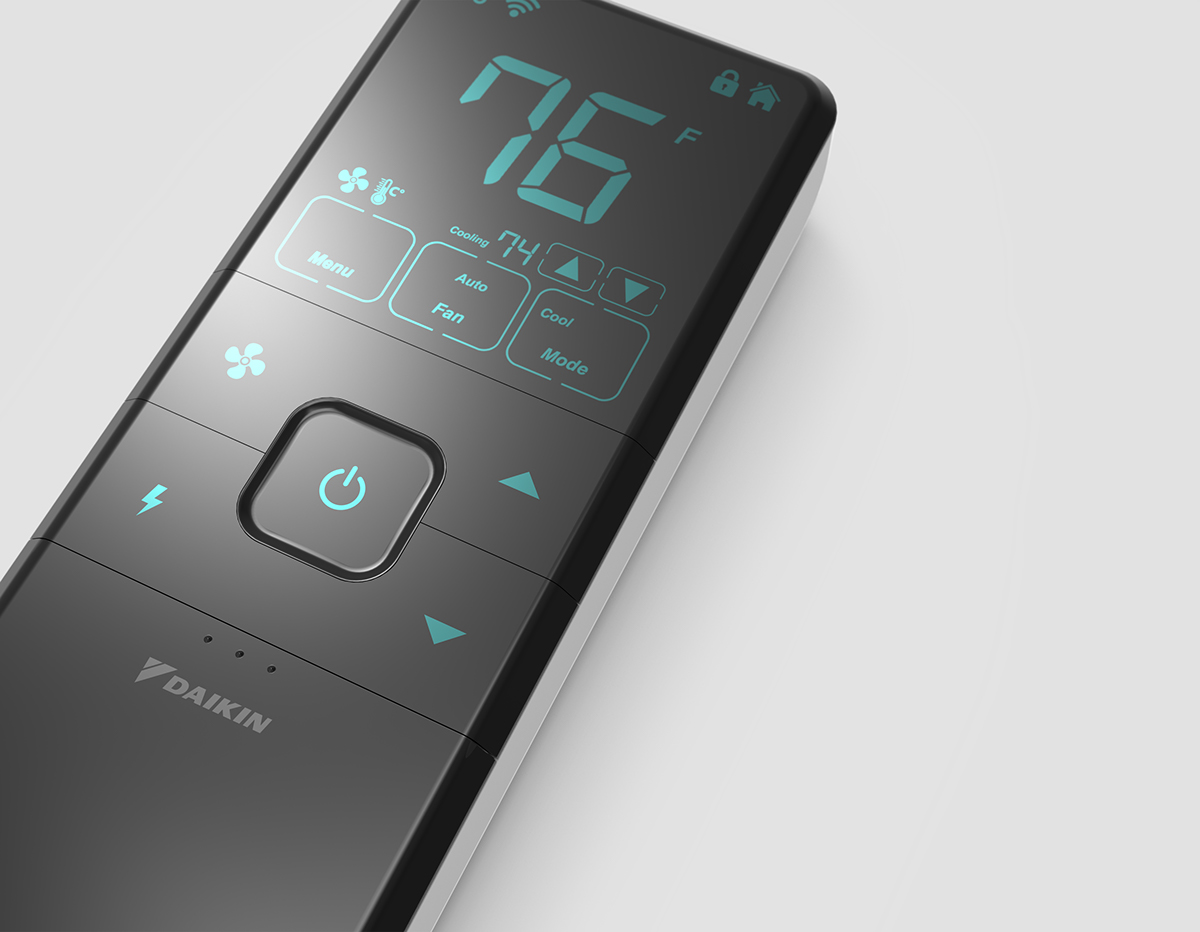 Daikin，Air conditioning remote control，intelligence，Touch panel，