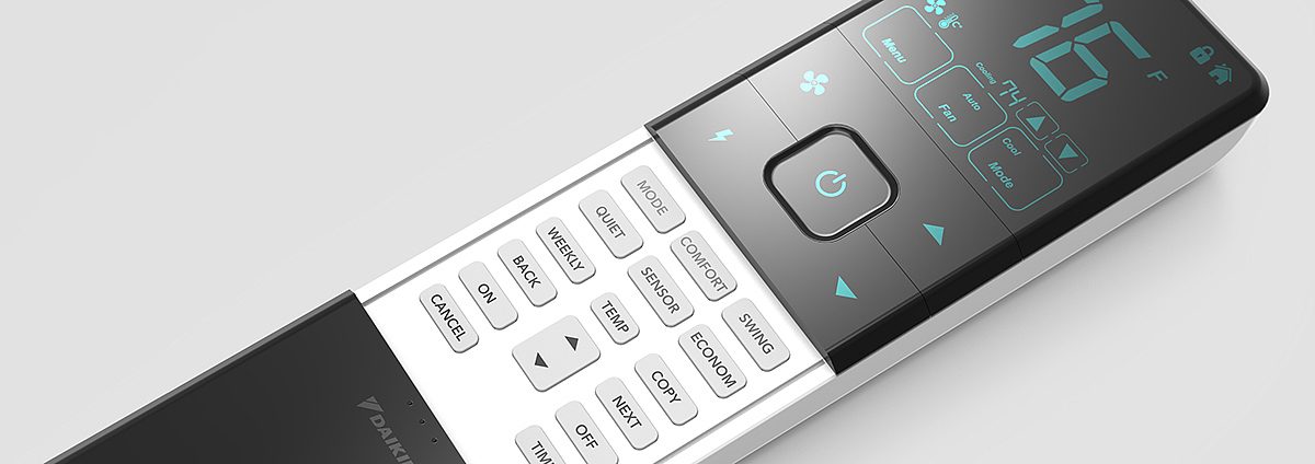 Daikin，Air conditioning remote control，intelligence，Touch panel，