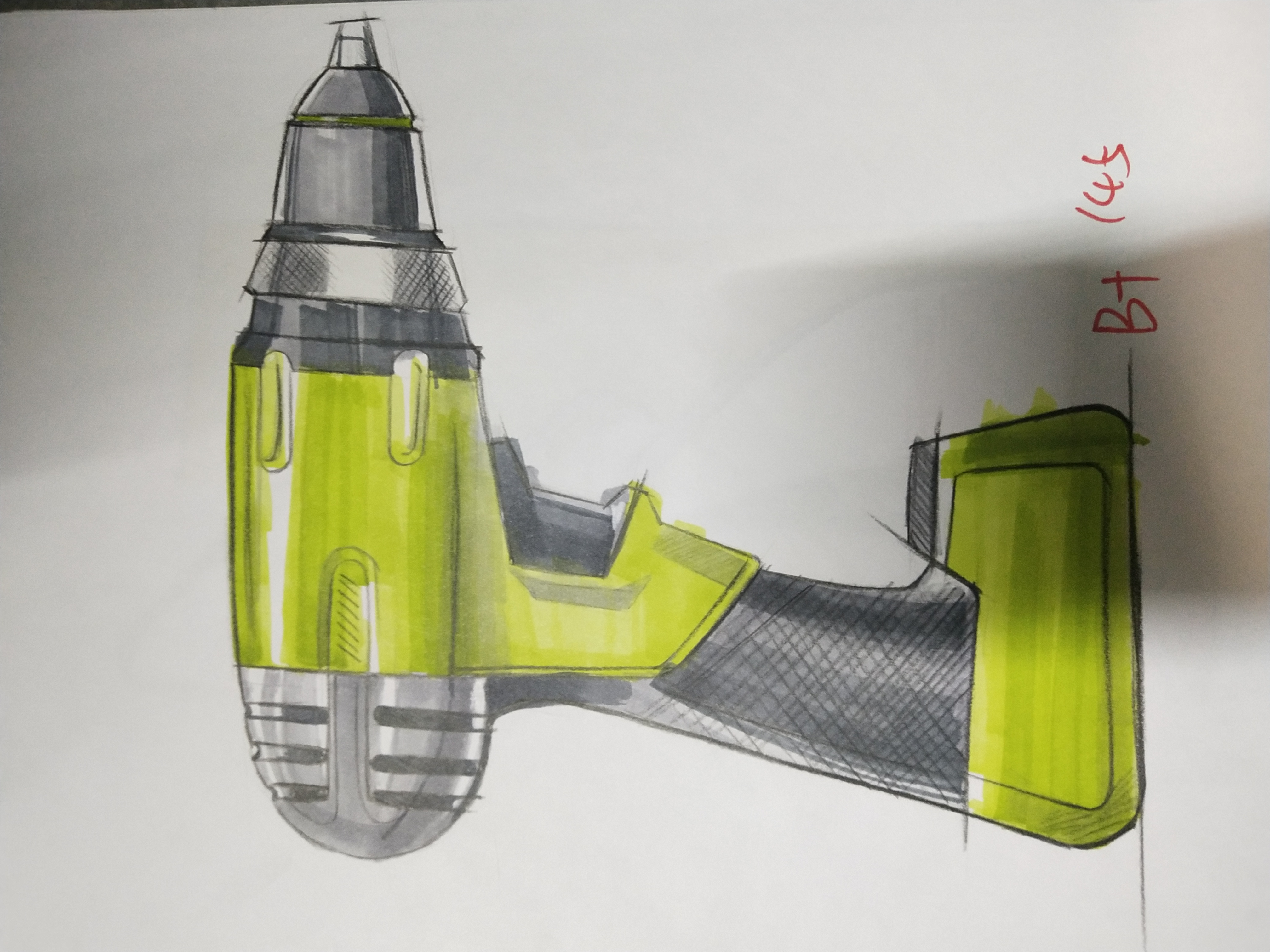 Hand drawn，marker pen，