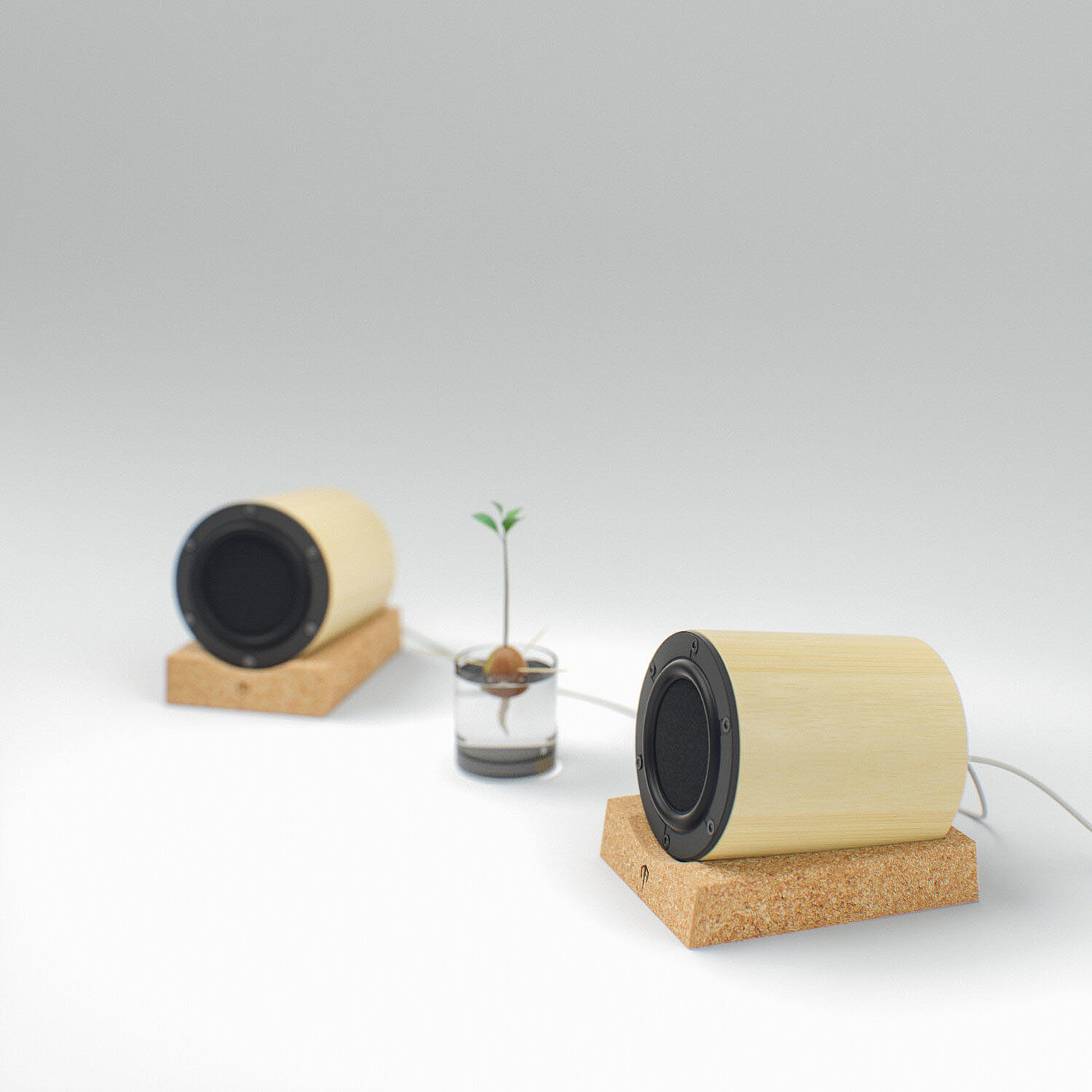 speaker，texture of material，environment protection，green，natural，