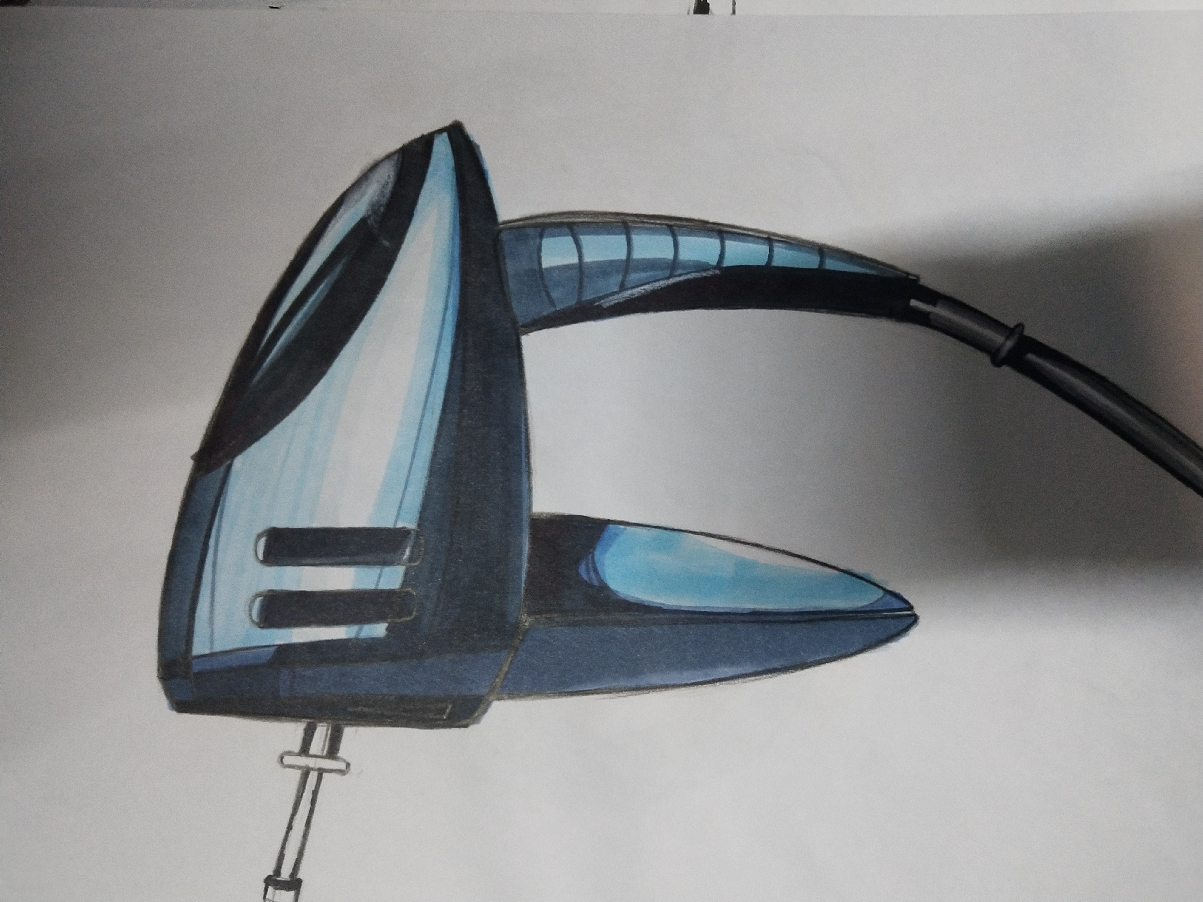 Hand drawn，marker pen，