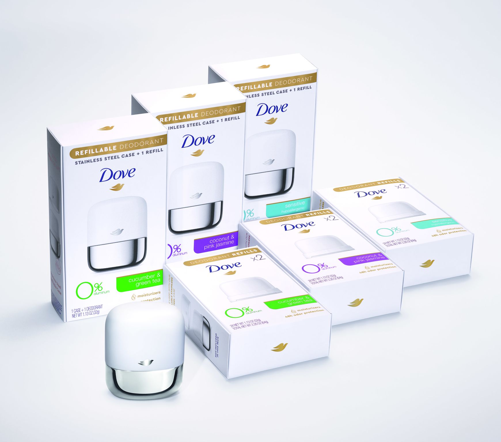 2021 red dot product design award，Dove，Deodorant，