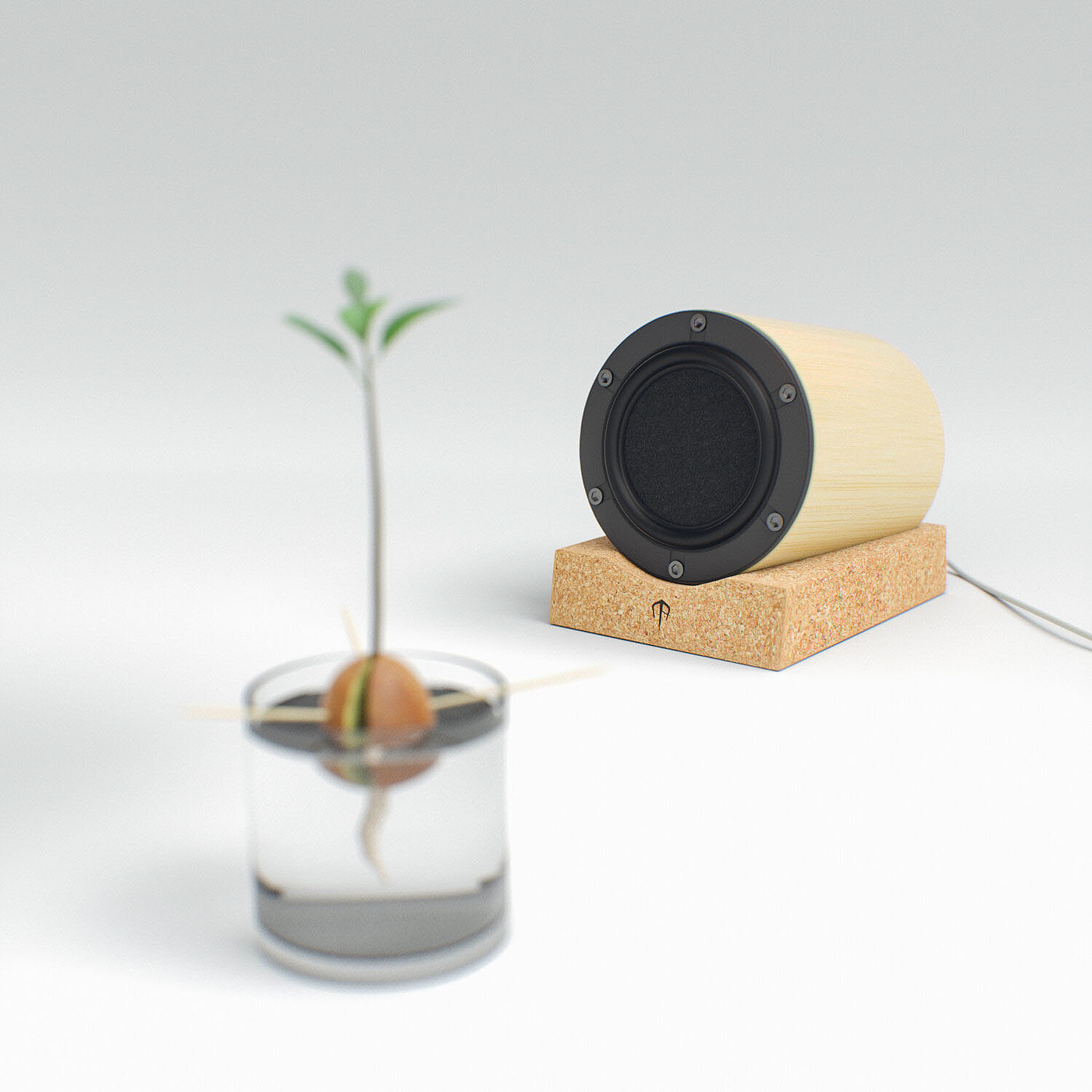 speaker，texture of material，environment protection，green，natural，