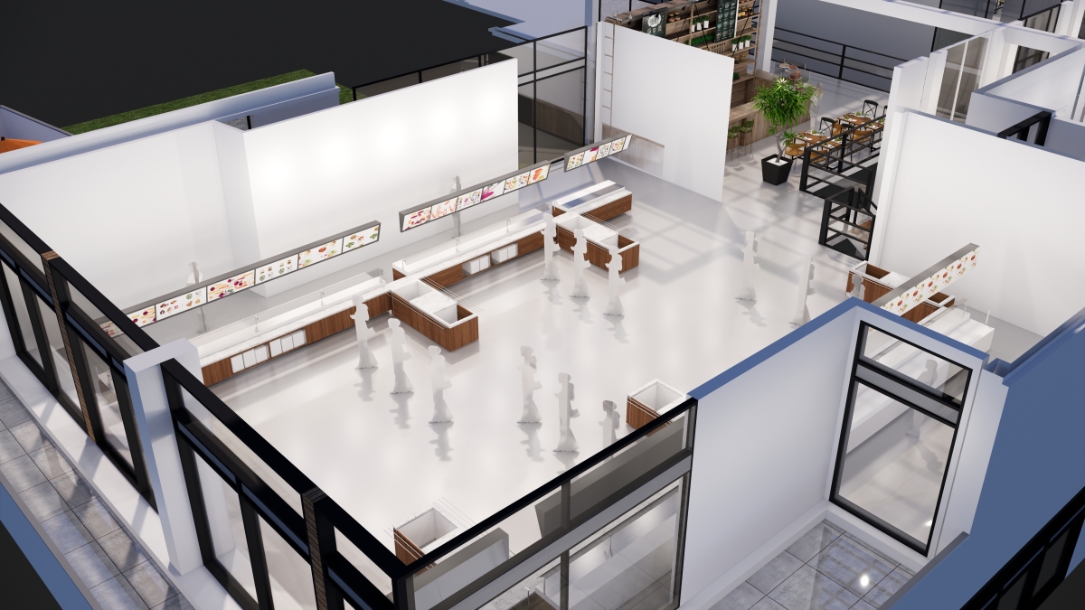 2021 undergraduate graduation design works，Graduation exhibition，School of Design, Hunan University ，Ecological Restaurant，