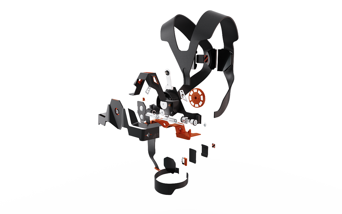 2021 undergraduate graduation design works，Graduation exhibition，School of Design, Hunan University ，Assist exoskeleton，robot，