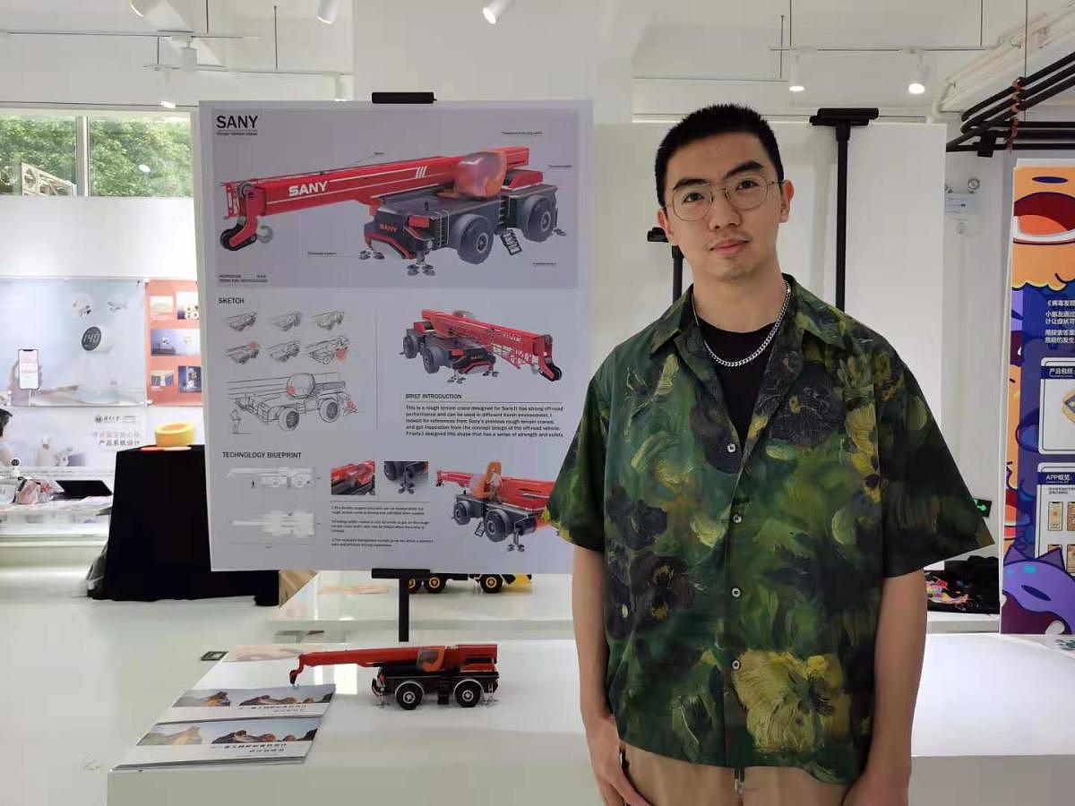 2021 undergraduate graduation design works，Graduation exhibition，School of Design, Hunan University ，Cross country crane，